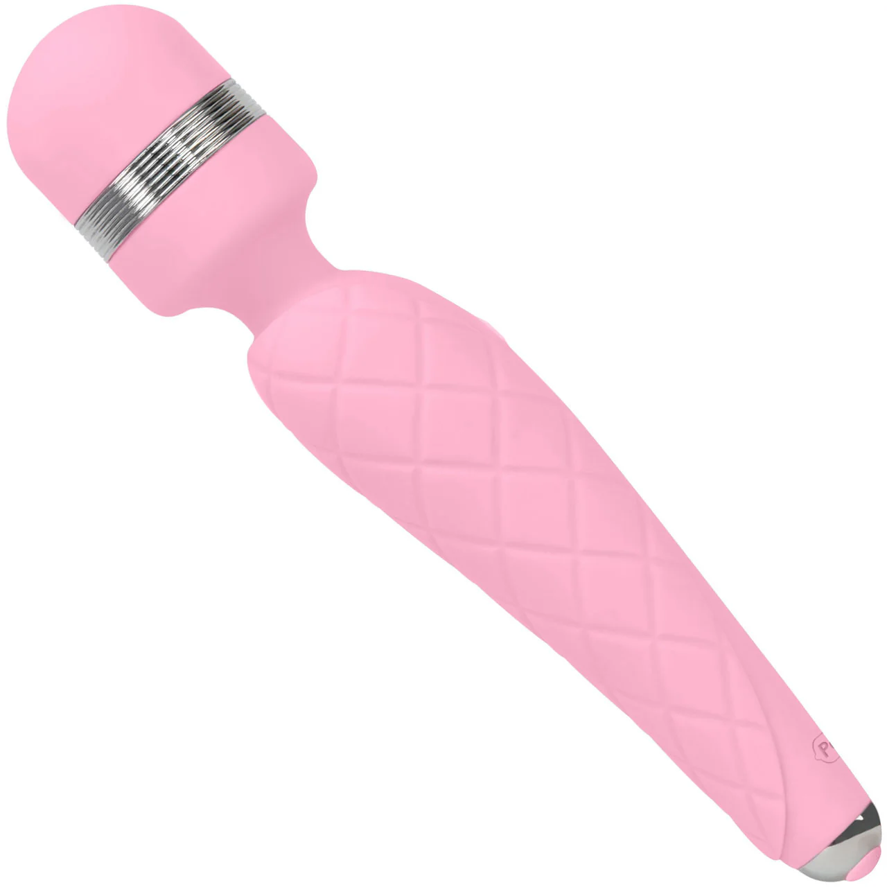 Pillow Talk Cheeky Silicone Waterproof Rechargeable Wand Style Vibrator - Pink - Image 3