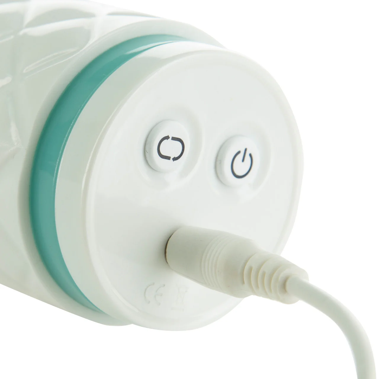 Pillow Talk Feisty Silicone Waterproof Rechargeable Thrusting Vibrator - Teal - Image 5