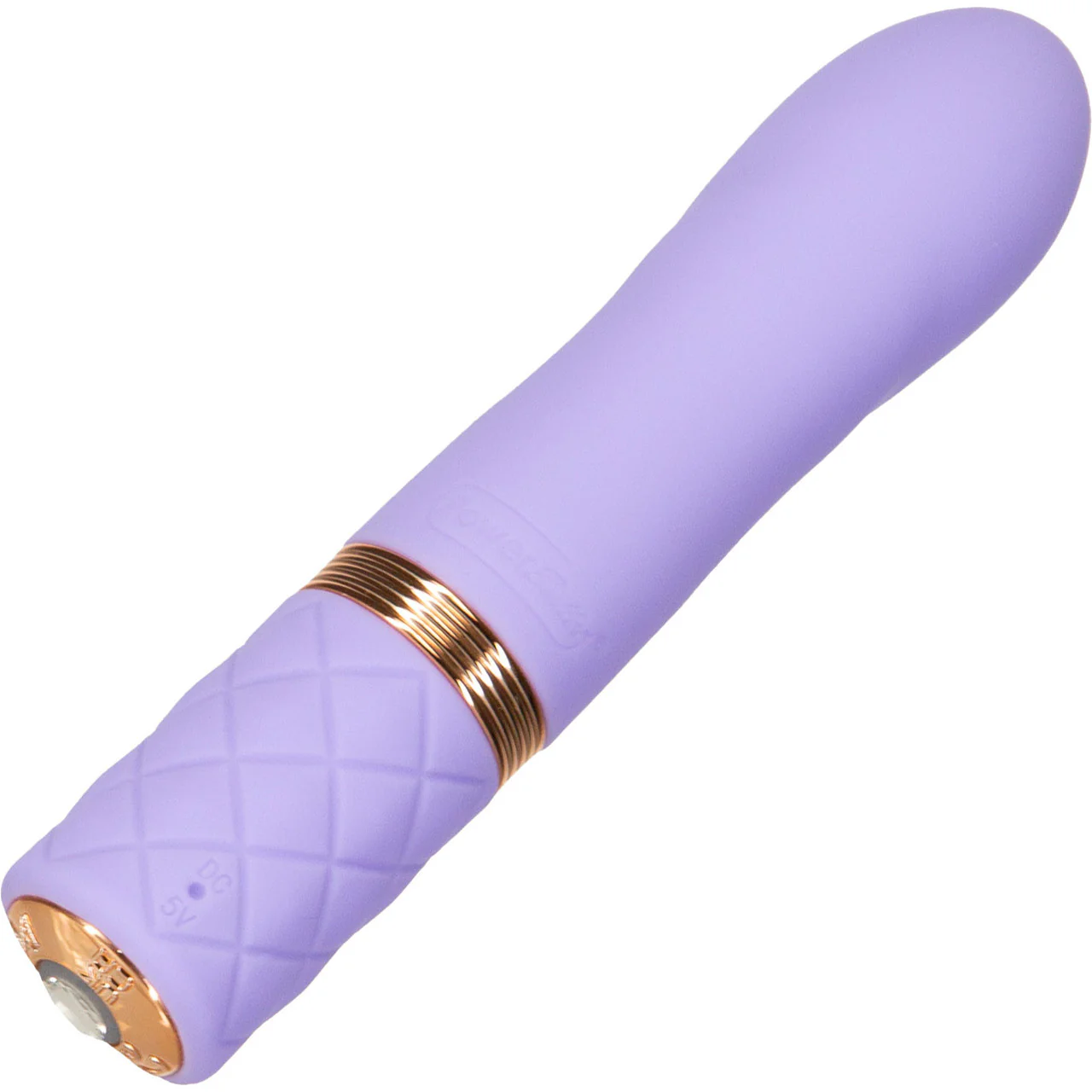 Pillow Talk Flirty Special Edition Silicone Mini Vibrator - Purple & Rose Gold - Image 4