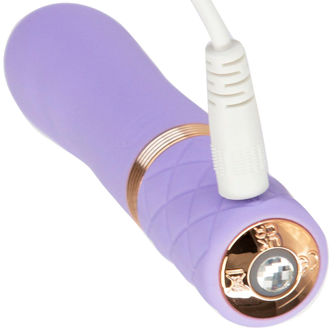 Pillow Talk Flirty Special Edition Silicone Mini Vibrator - Purple & Rose Gold - Image 7