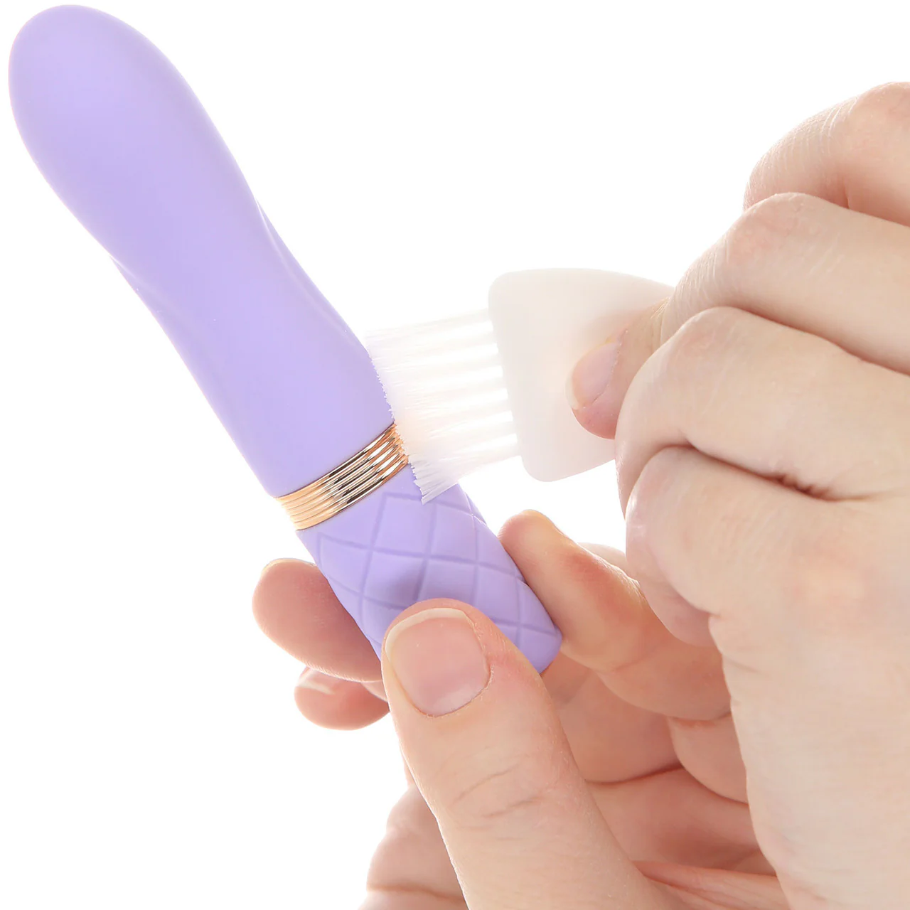 Pillow Talk Flirty Special Edition Silicone Mini Vibrator - Purple & Rose Gold - Image 9