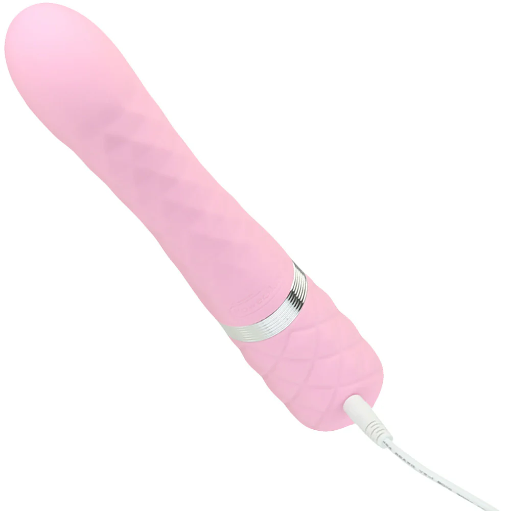 Pillow Talk Lively Silicone Waterproof Rechargeable Rotating Dual Stimulation Vibrator - Pink - Image 6