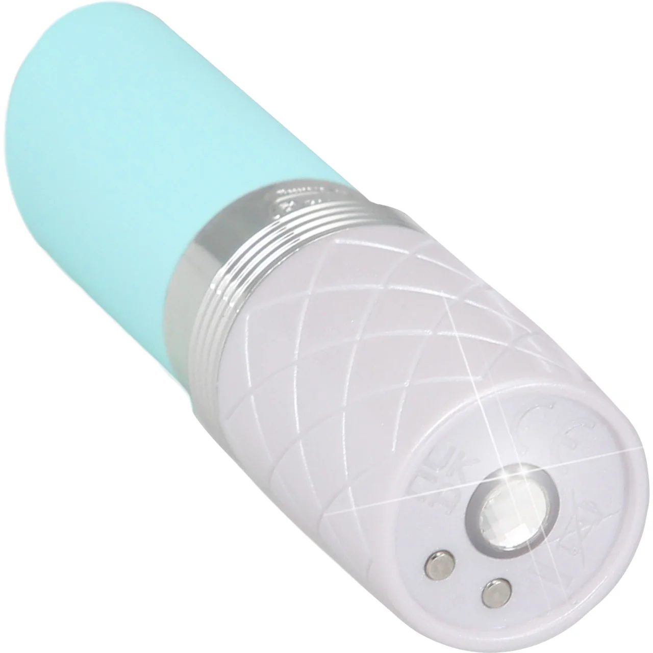 Pillow Talk Lusty Luxurious Rechargeable Silicone Flickering Massager - Teal - Image 5
