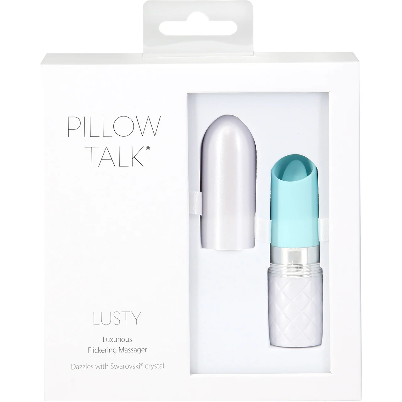 Pillow Talk Lusty Luxurious Rechargeable Silicone Flickering Massager - Teal - Image 8