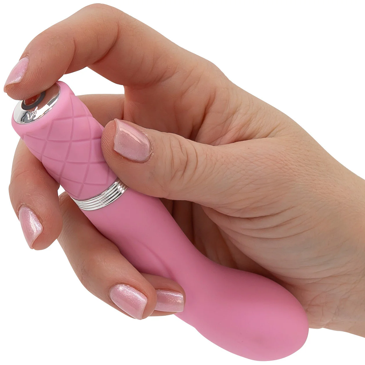 Pillow Talk Racy Silicone Rechargeable G-Spot Vibrator - Pink - Image 4