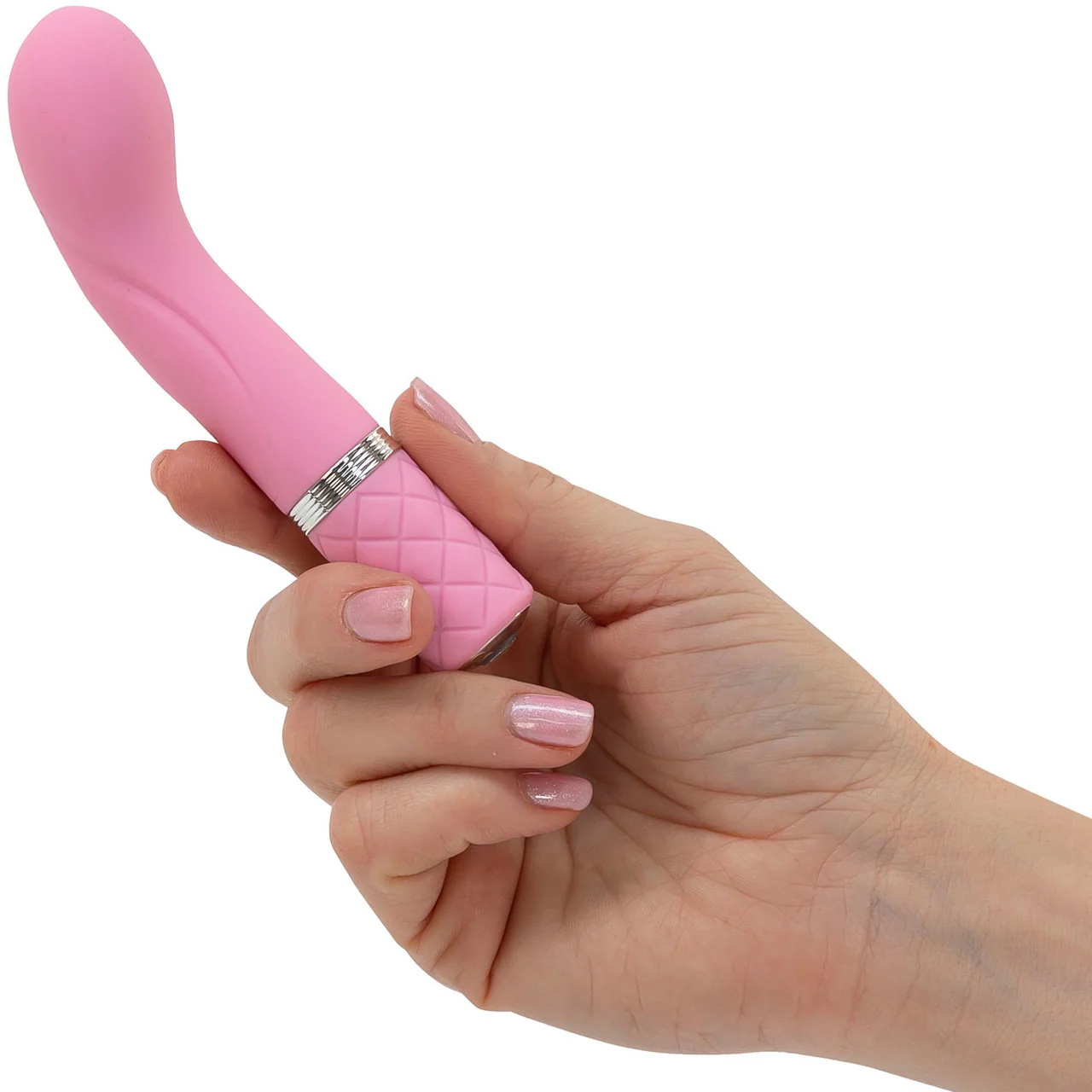 Pillow Talk Racy Silicone Rechargeable G-Spot Vibrator - Pink - Image 6