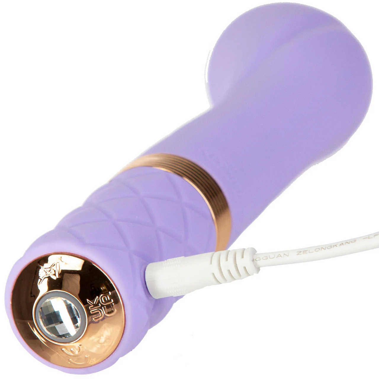 Pillow Talk Sassy Special Edition Silicone G-Spot Vibrator - Purple & Rose Gold - Image 6