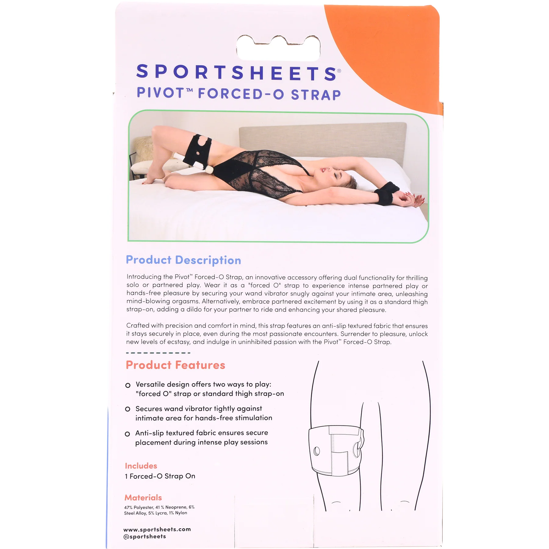 Pivot 2 in 1 Forced-O Strap By Sportsheets - Image 15