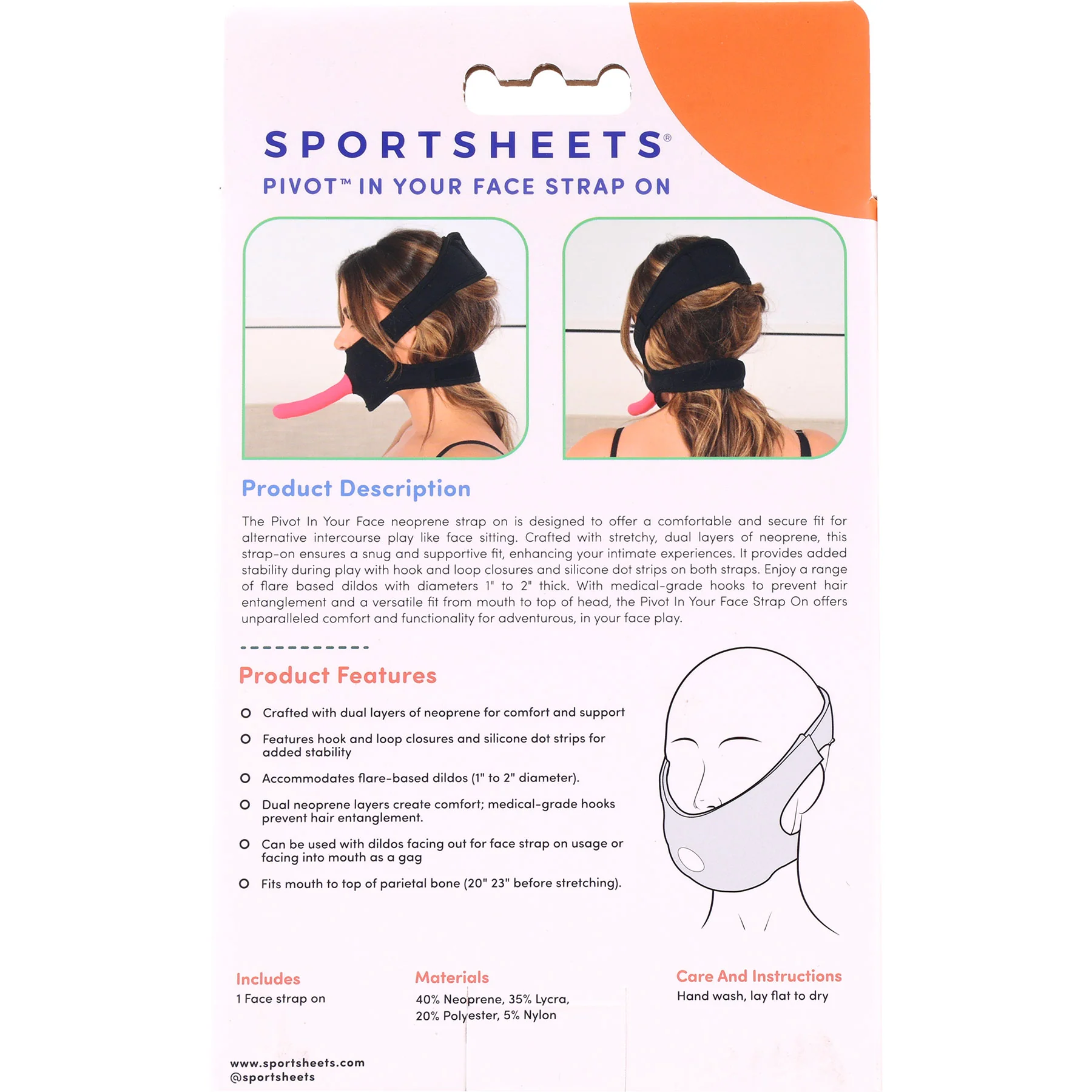 Pivot In Your Face Strap On Harness By Sportsheets - Image 23
