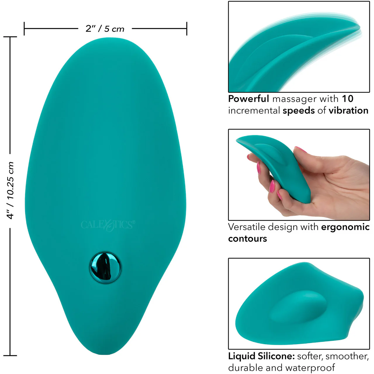 Pixies Hummer Rechargeable Silicone Finger Vibrator By CalExotics - Image 12