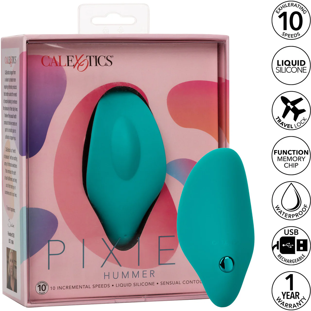 Pixies Hummer Rechargeable Silicone Finger Vibrator By CalExotics - Image 13
