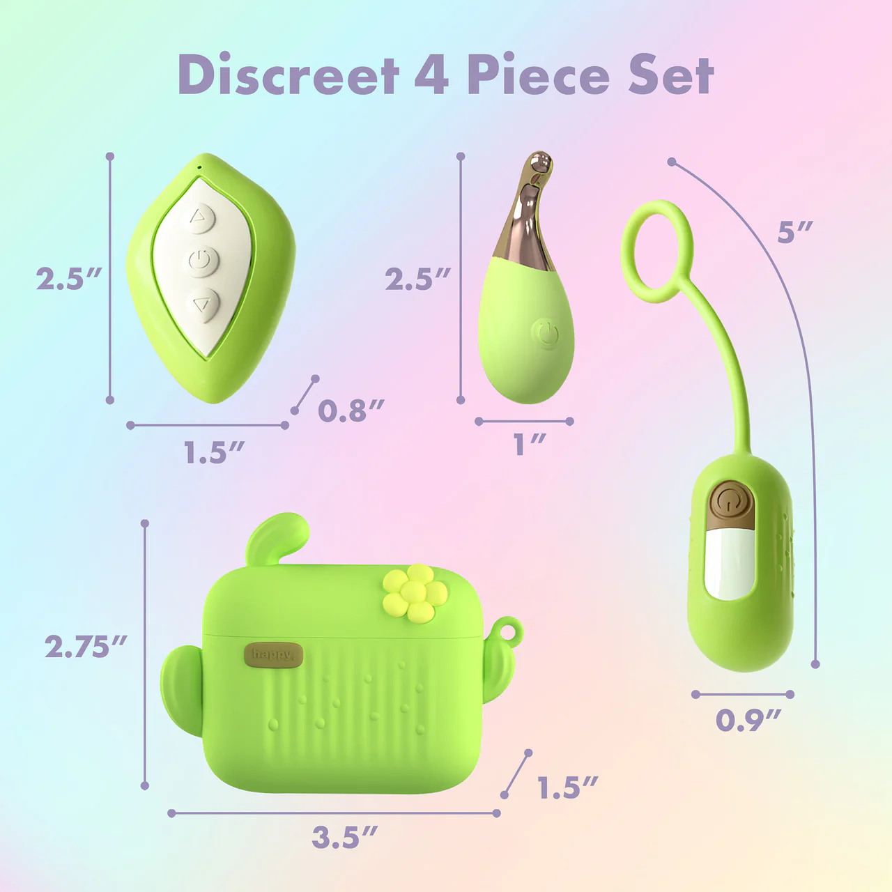 Play With Me Blooming Bliss Mini Pinpoint Wand & Egg Vibrators With Charging Case & Remote By Blush - Image 8