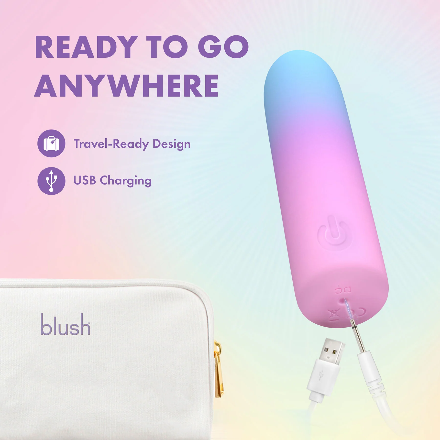 Play With Me Bullet Rechargeable Silicone Vibrator By Blush - Image 14