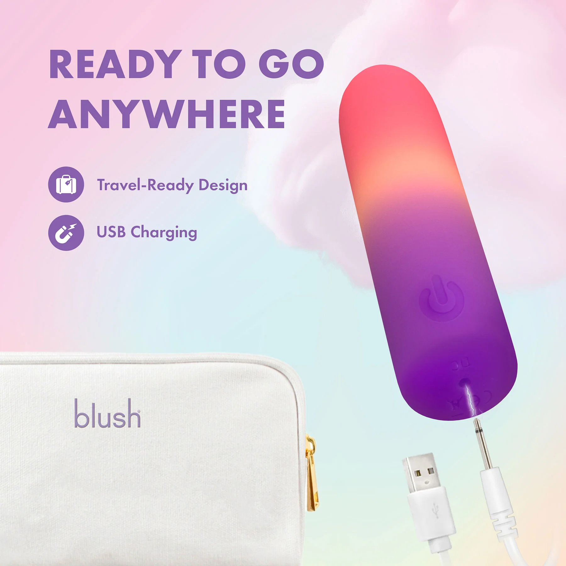 Play With Me Bullet Rechargeable Silicone Vibrator By Blush - Image 24