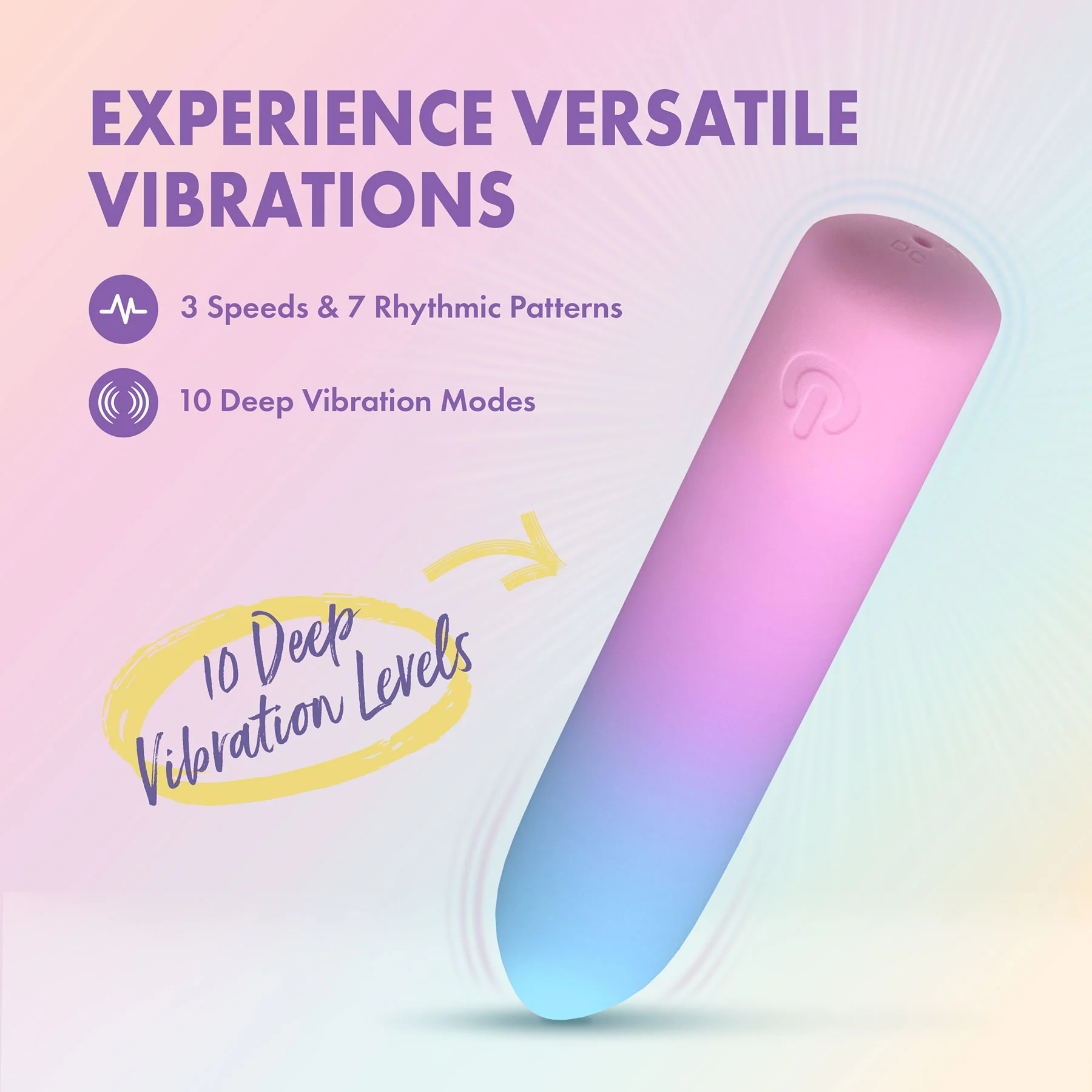 Play With Me Bullet Rechargeable Silicone Vibrator By Blush - Image 4