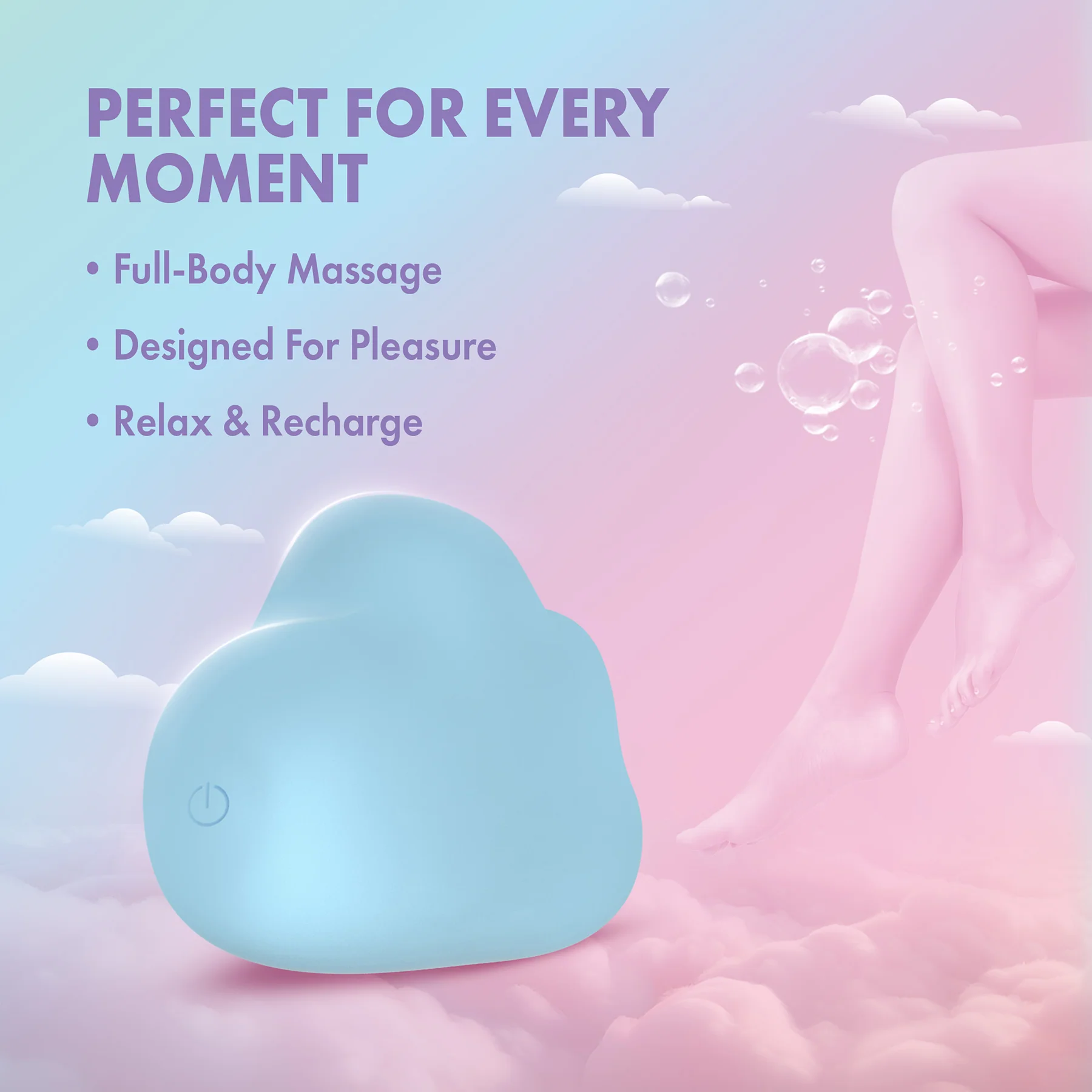 Play With Me Cuddle Cloud Silicone Rechargeable Clitoral Stimulator By Blush - Image 2