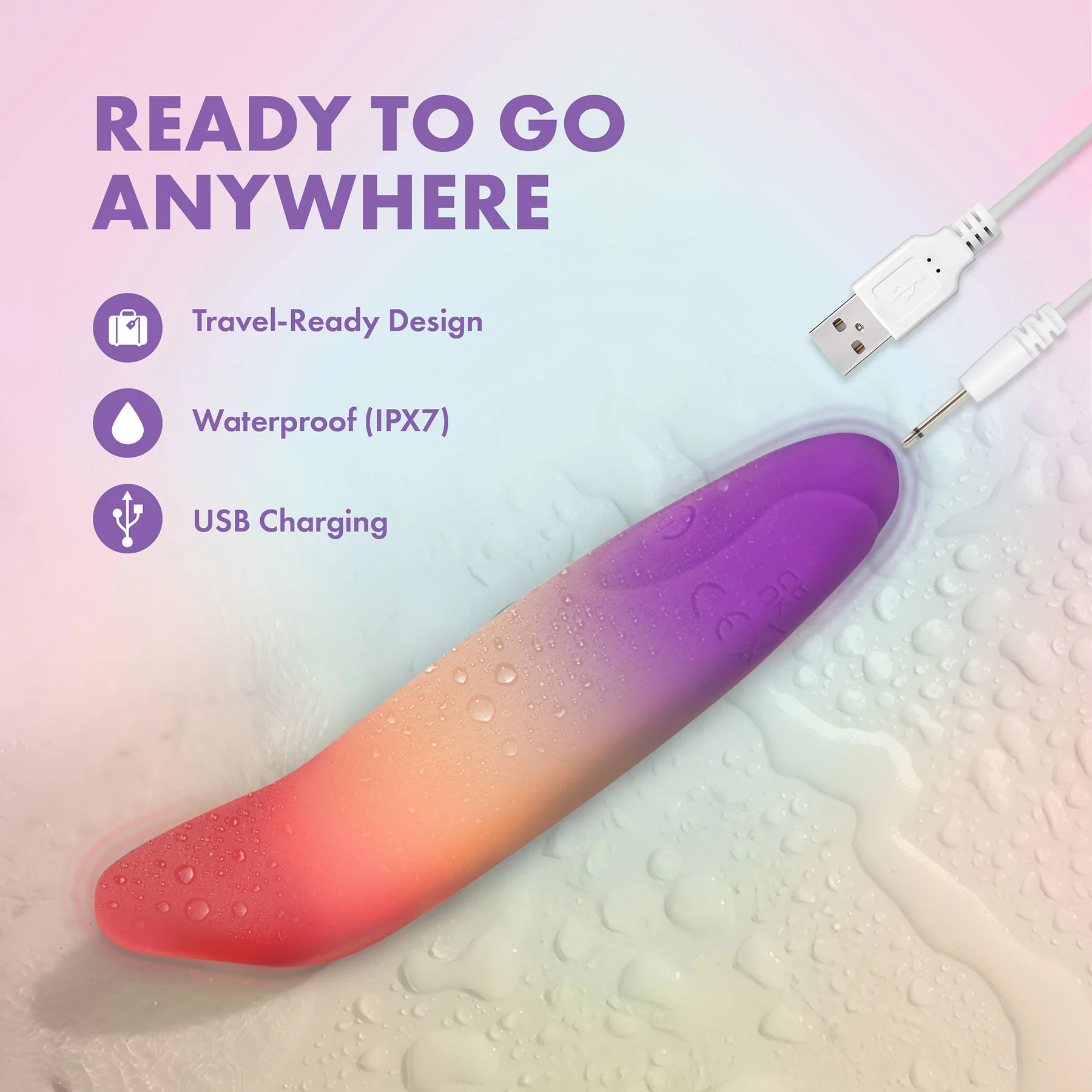 Play With Me Dolphin Rechargeable Silicone G-Spot Bullet Vibrator By Blush - Image 23