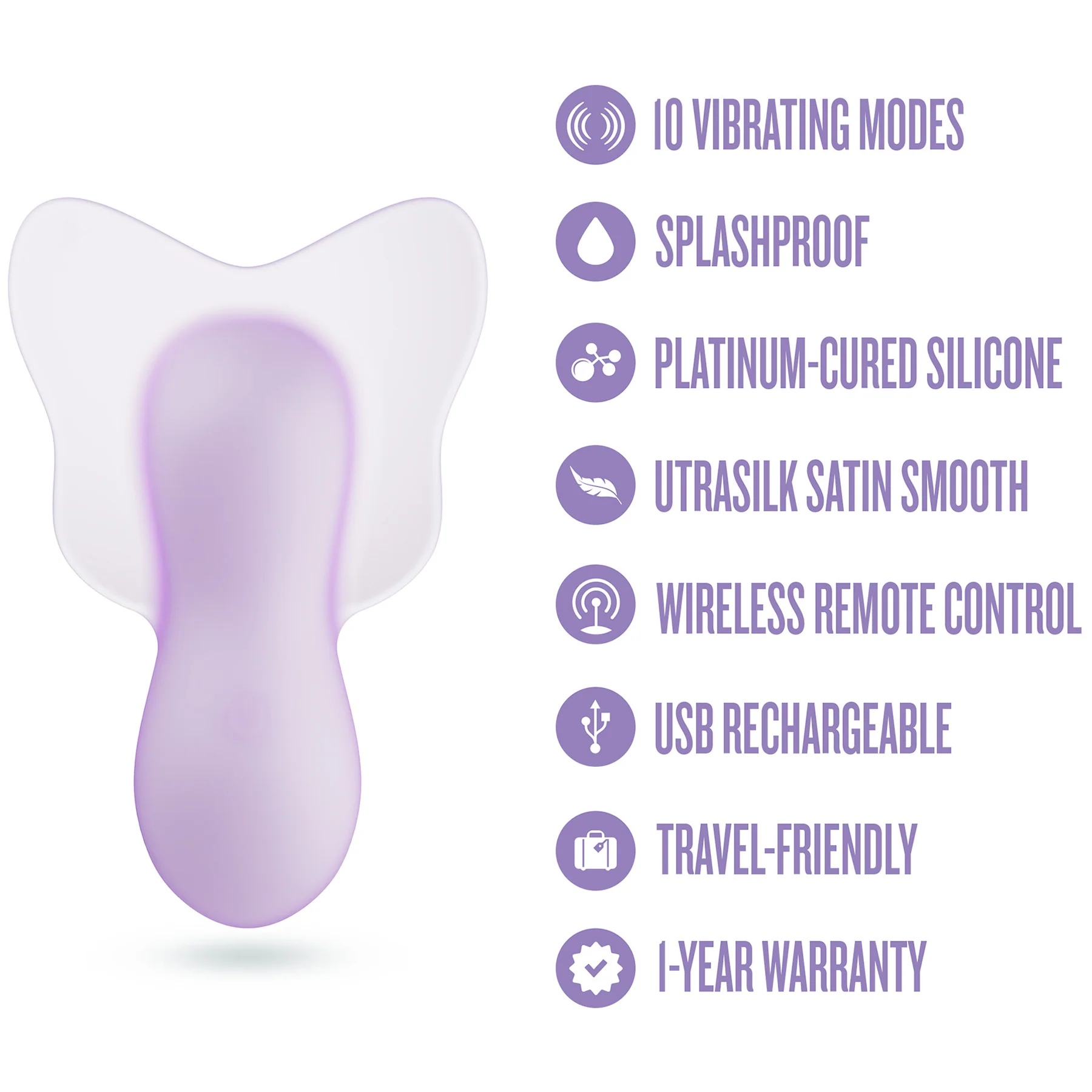 Play With Me Flutter Love Rechargeable Silicone Clitoral Vibrator By Blush - Image 13