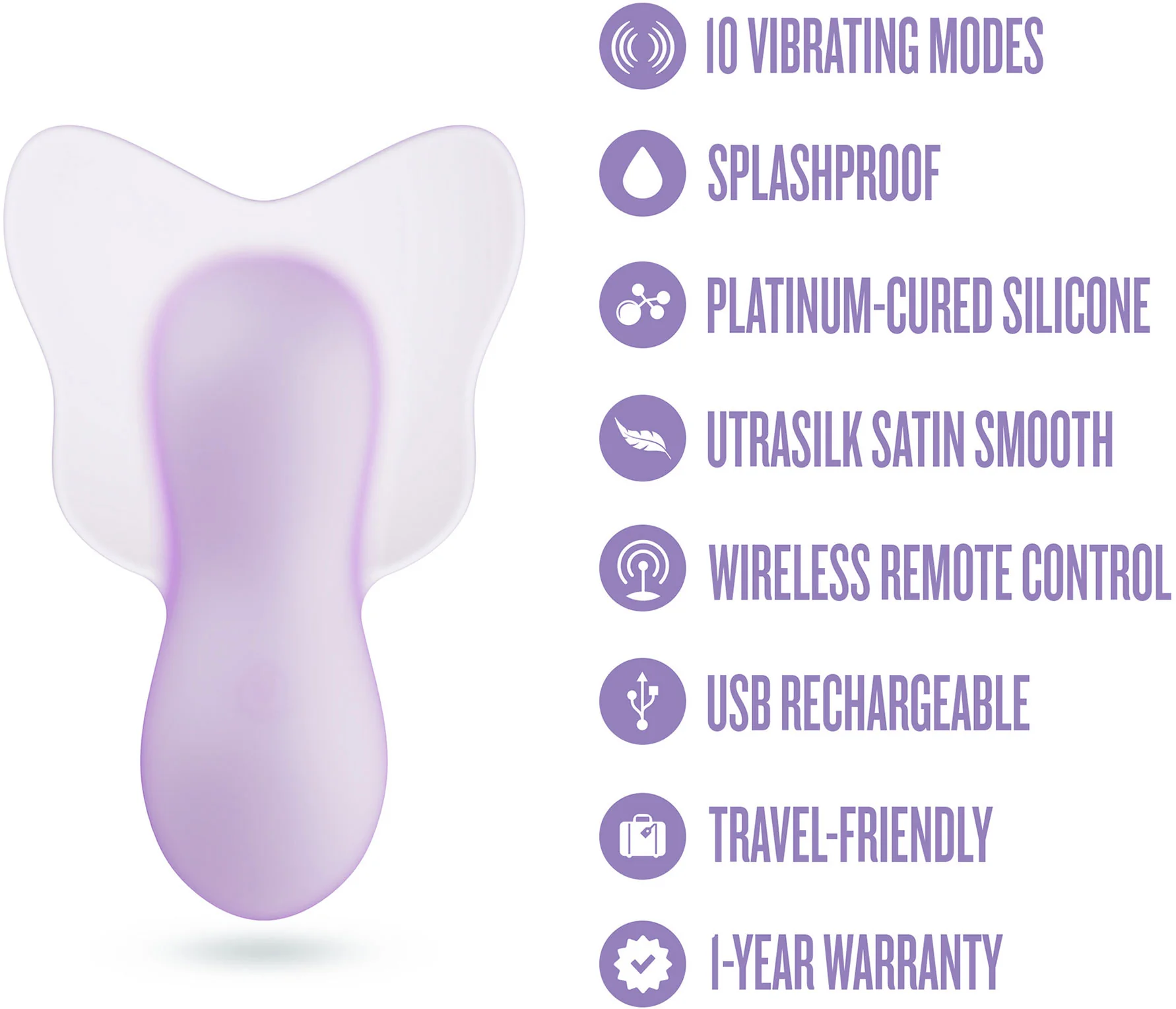 Play With Me Flutter Love Rechargeable Silicone Clitoral Vibrator By Blush - Image 17
