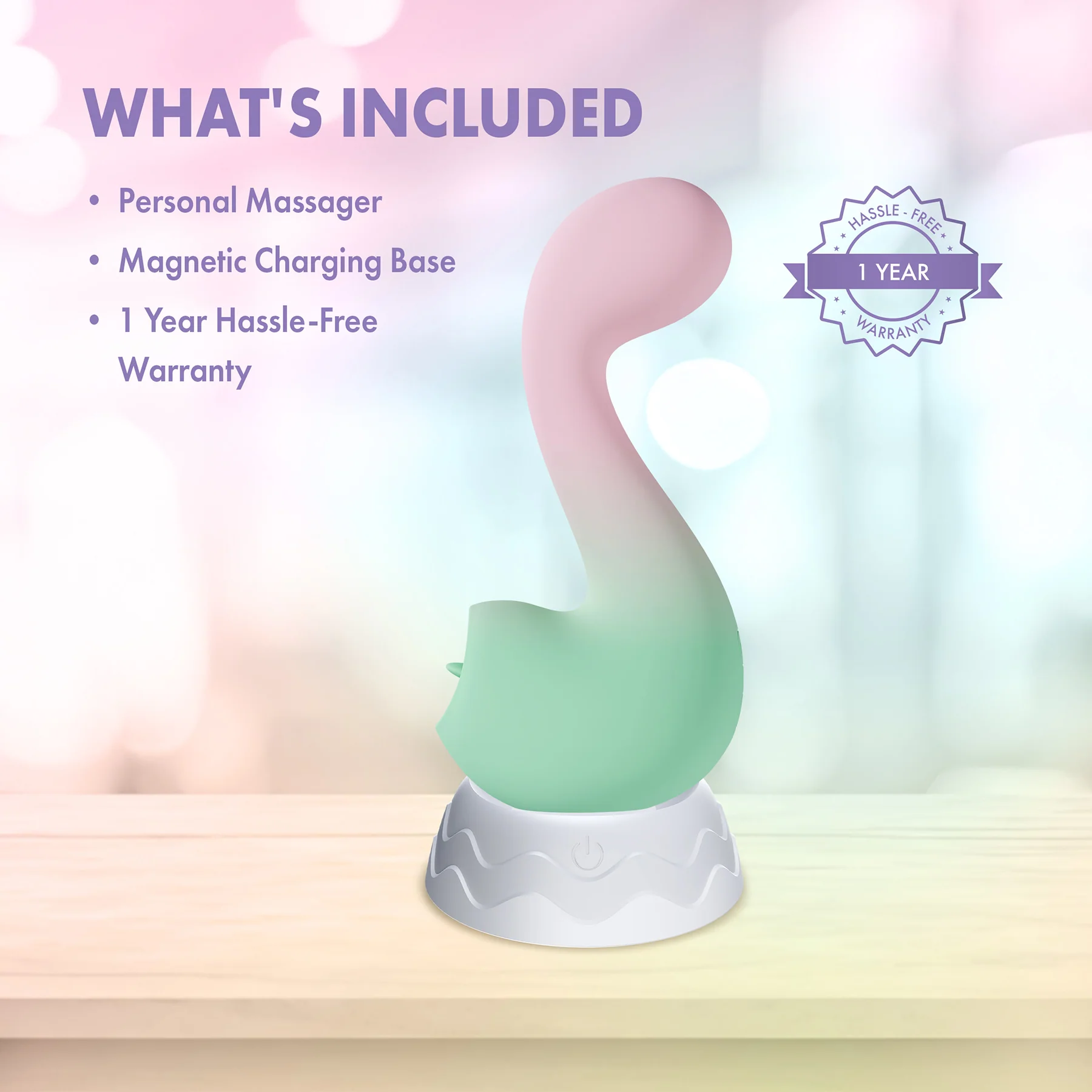 Play With Me Melody Dual-Ended Silicone Clitoral Stimulation Vibrator By Blush - Image 12