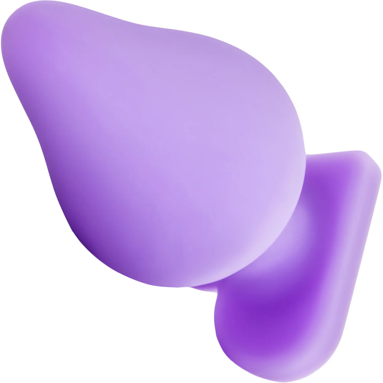 Play With Me Naughty Candy Heart Silicone Butt Plug By Blush - Do Me Now Purple - Image 2