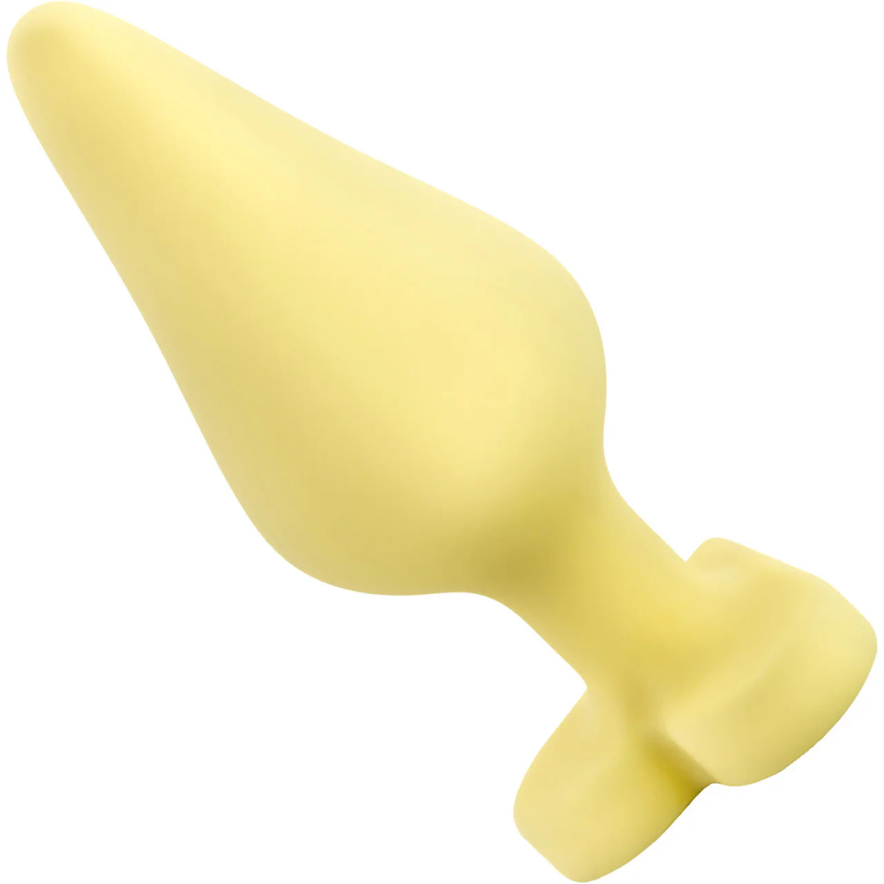 Play With Me Naughty Candy Heart Silicone Butt Plug By Blush - Spank Me Yellow - Image 4