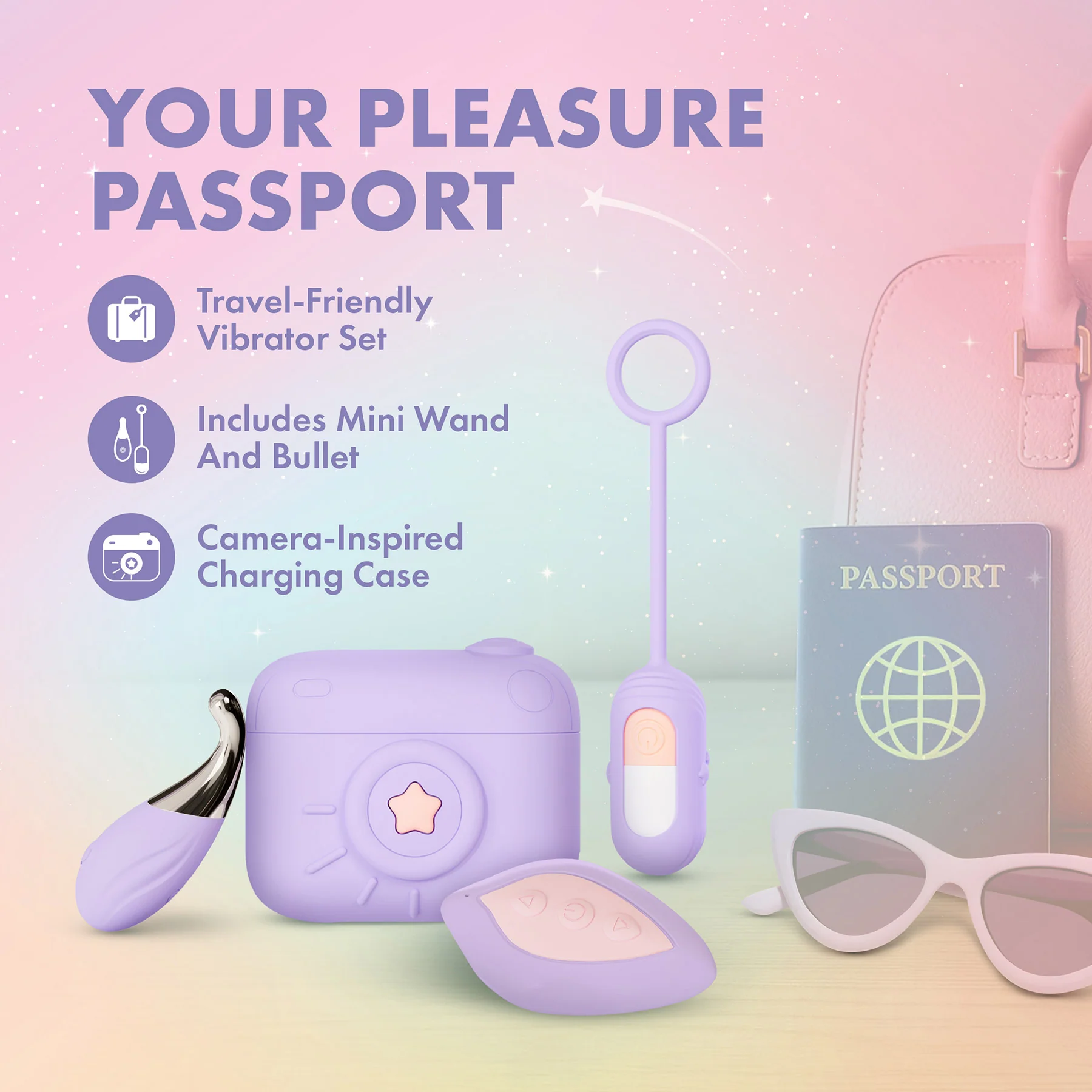 Play With Me Snapstar Silicone Rechargeable Mini Vibrator Set By Blush - Image 4