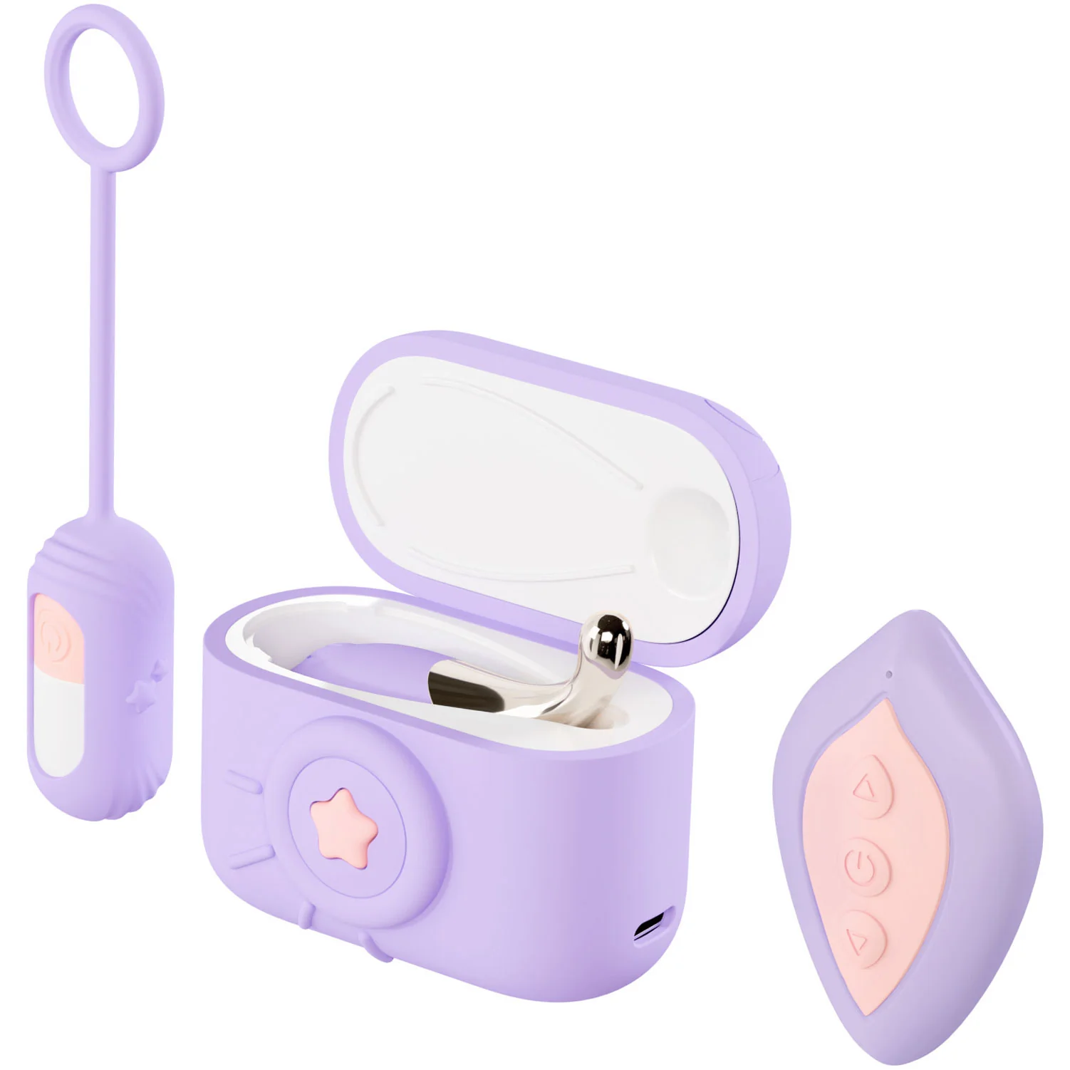 Play With Me Snapstar Silicone Rechargeable Mini Vibrator Set By Blush - Image 5