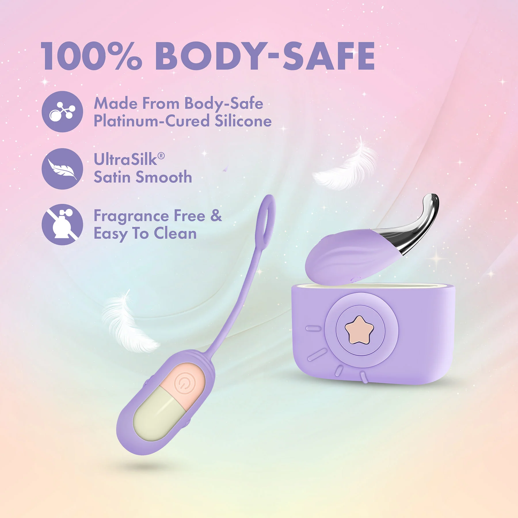 Play With Me Snapstar Silicone Rechargeable Mini Vibrator Set By Blush - Image 8