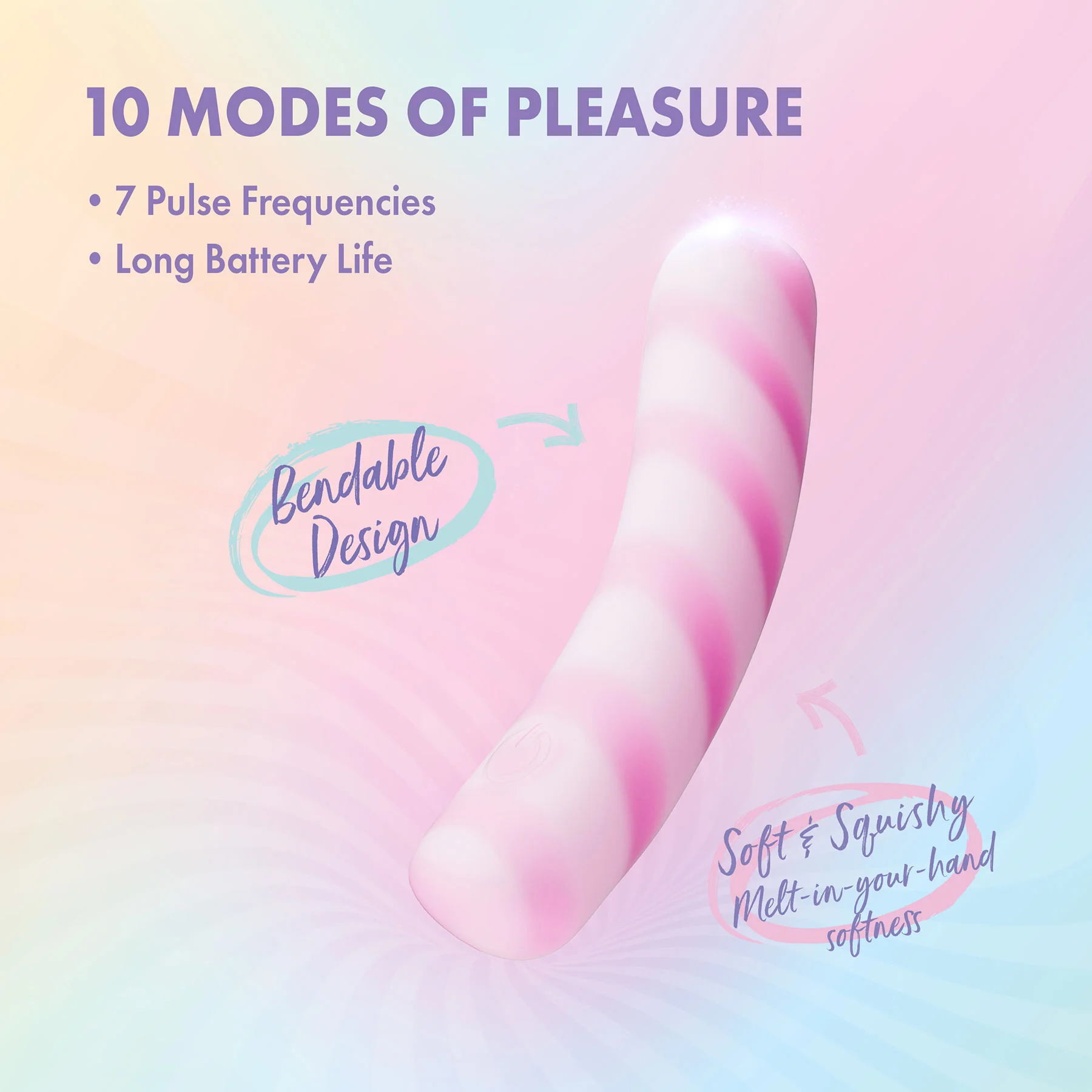 Play With Me Sugar Crush Rechargeable Silicone Bullet Vibrator By Blush - Image 2