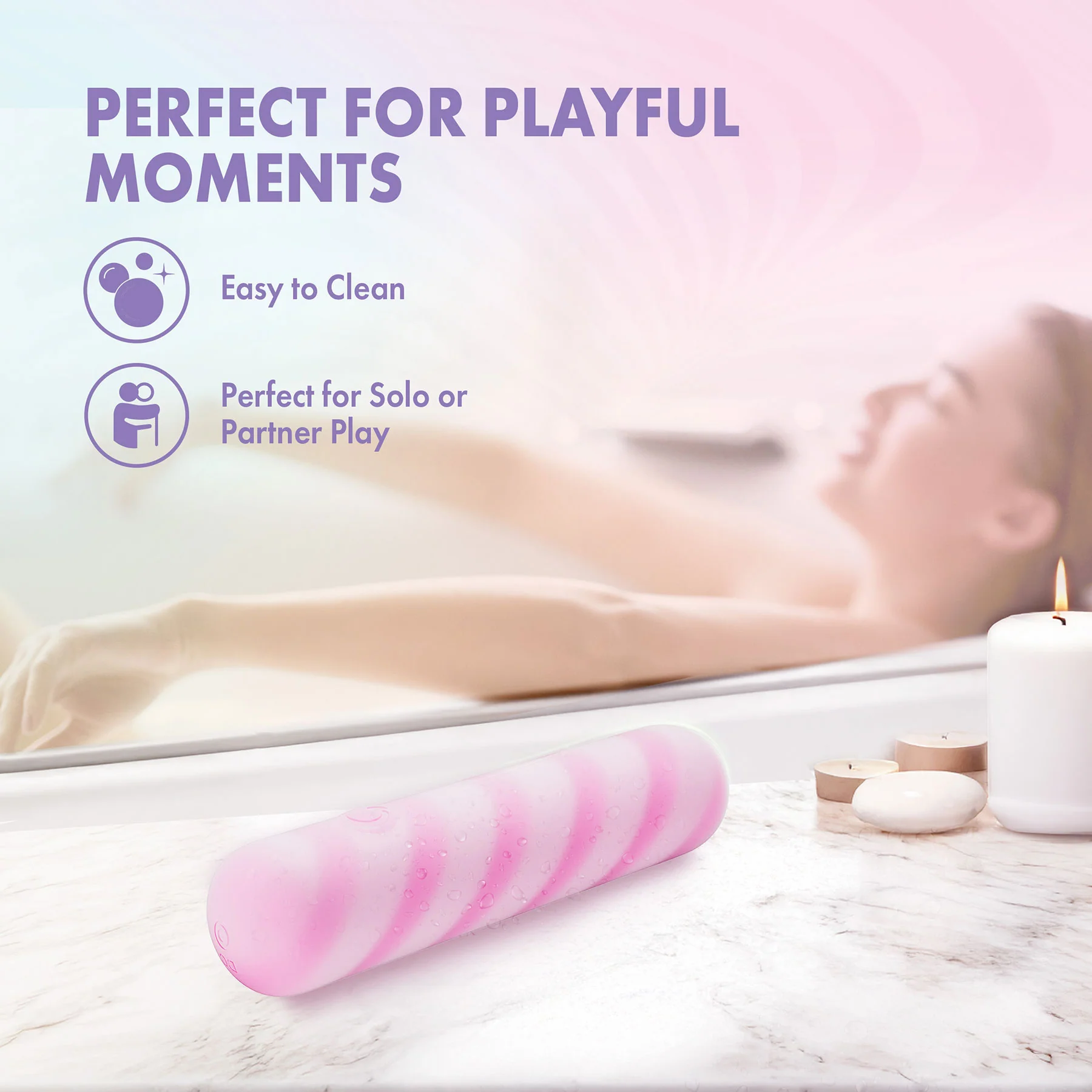 Play With Me Sugar Crush Rechargeable Silicone Bullet Vibrator By Blush - Image 8
