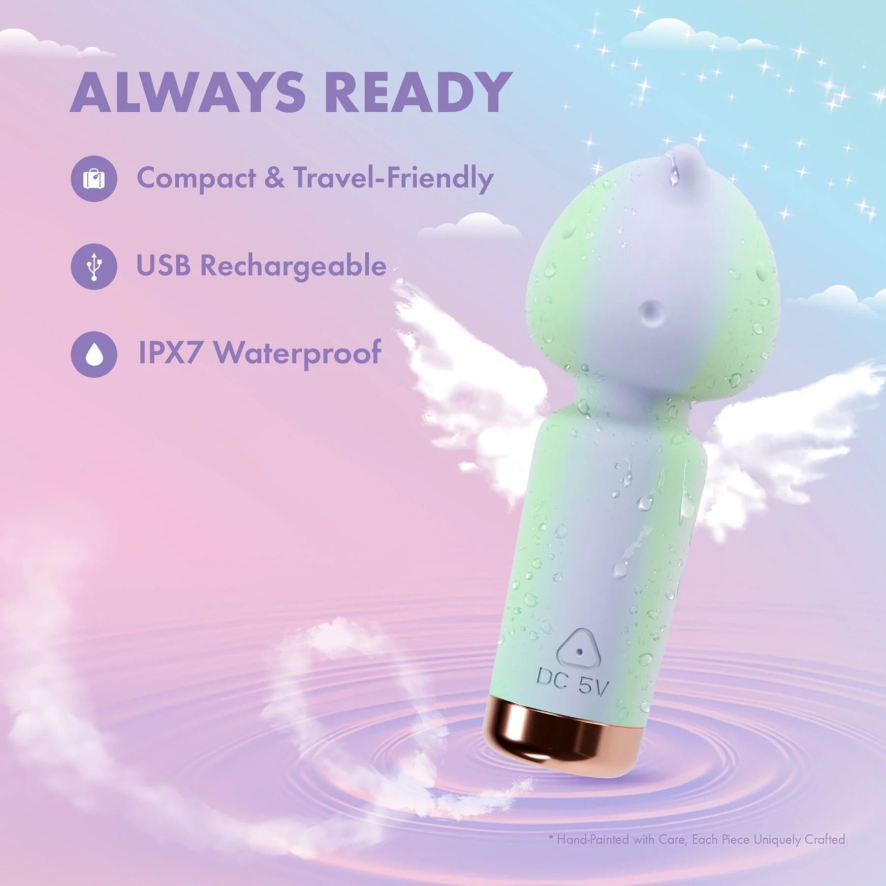 Play With Me Unicorn Dreams Silicone Rechargeable Clitoral Stimulator By Blush - Image 10
