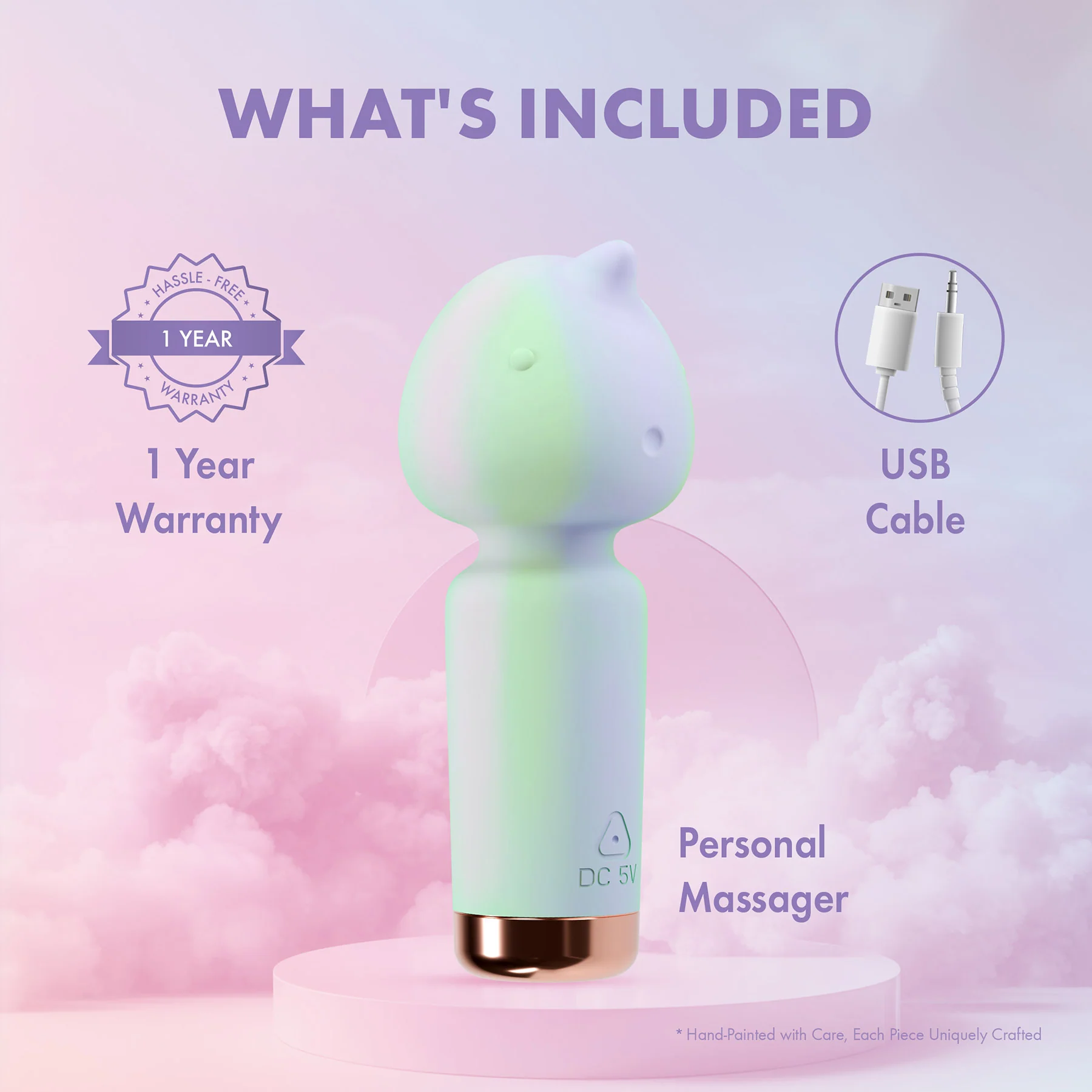 Play With Me Unicorn Dreams Silicone Rechargeable Clitoral Stimulator By Blush - Image 12