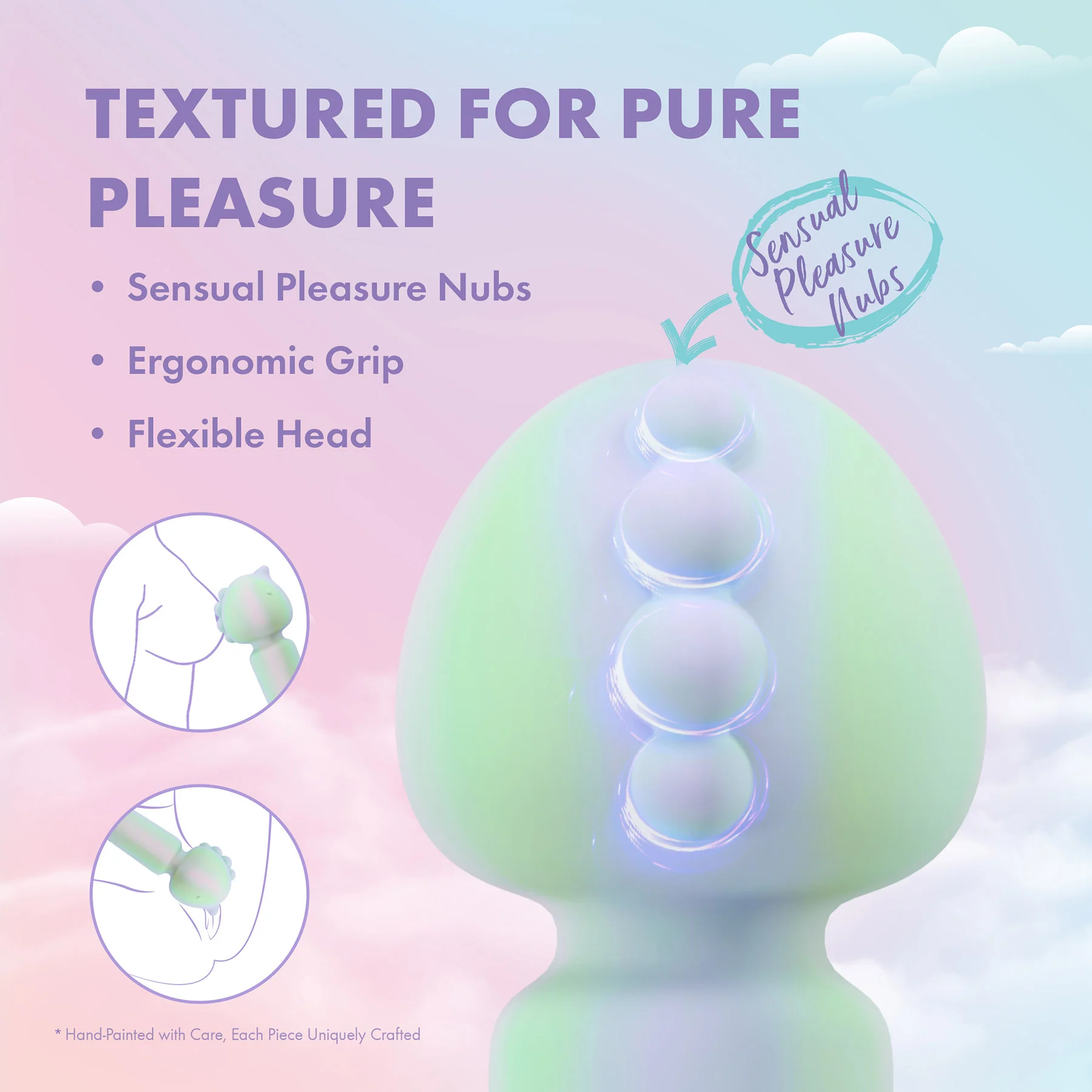 Play With Me Unicorn Dreams Silicone Rechargeable Clitoral Stimulator By Blush - Image 4