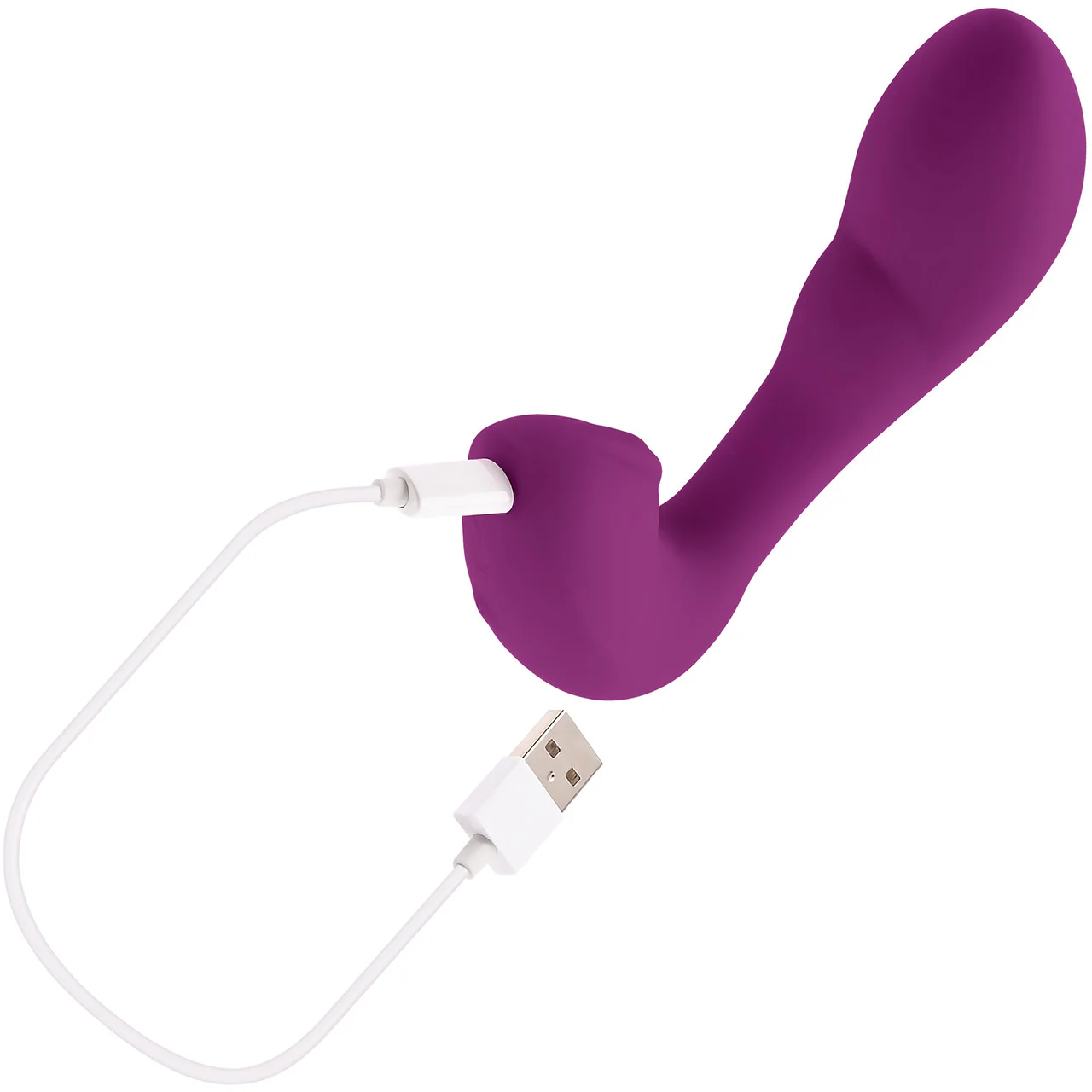 Playboy Pleasure Arch Waterproof Rechargeable Silicone G-Spot Vibrator - Purple - Image 9