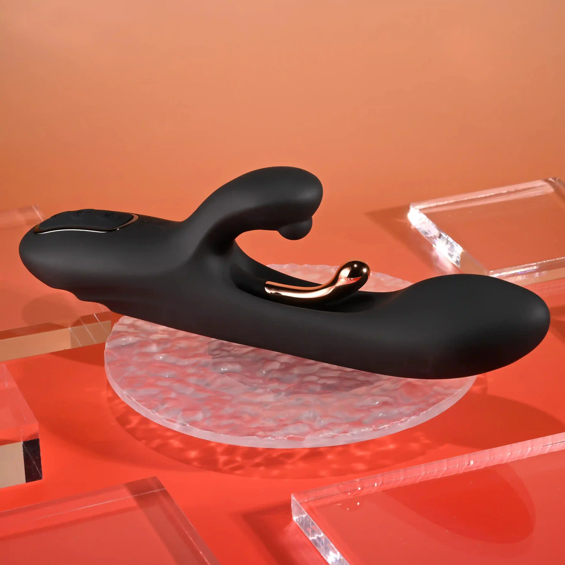 Playboy Pleasure Aureus Triple Motor Silicone Dual Stimulation Vibrator - Image 2