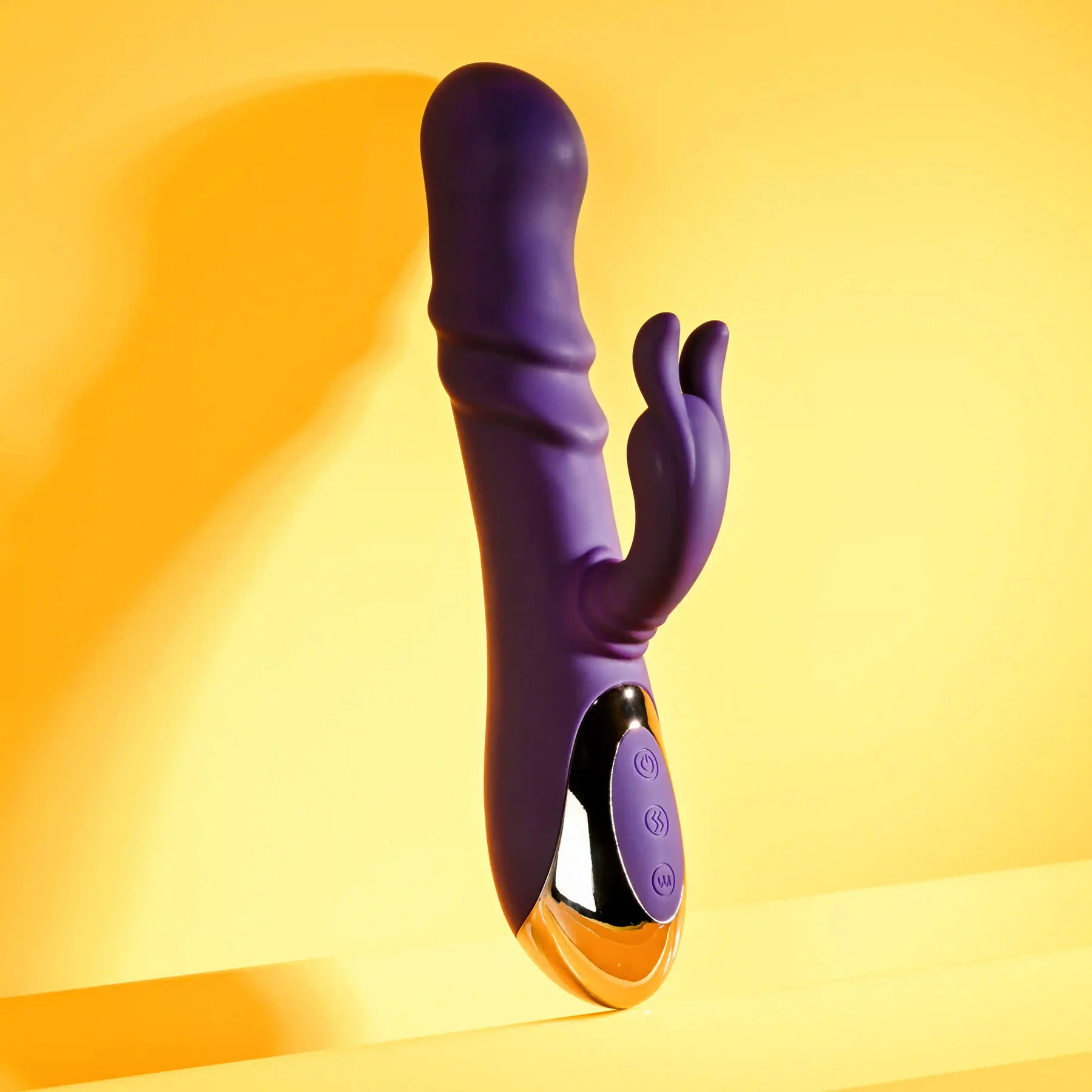 Playboy Pleasure Bunny Punch Silicone Rabbit Vibrator With G-Spot Swirl - Image 6