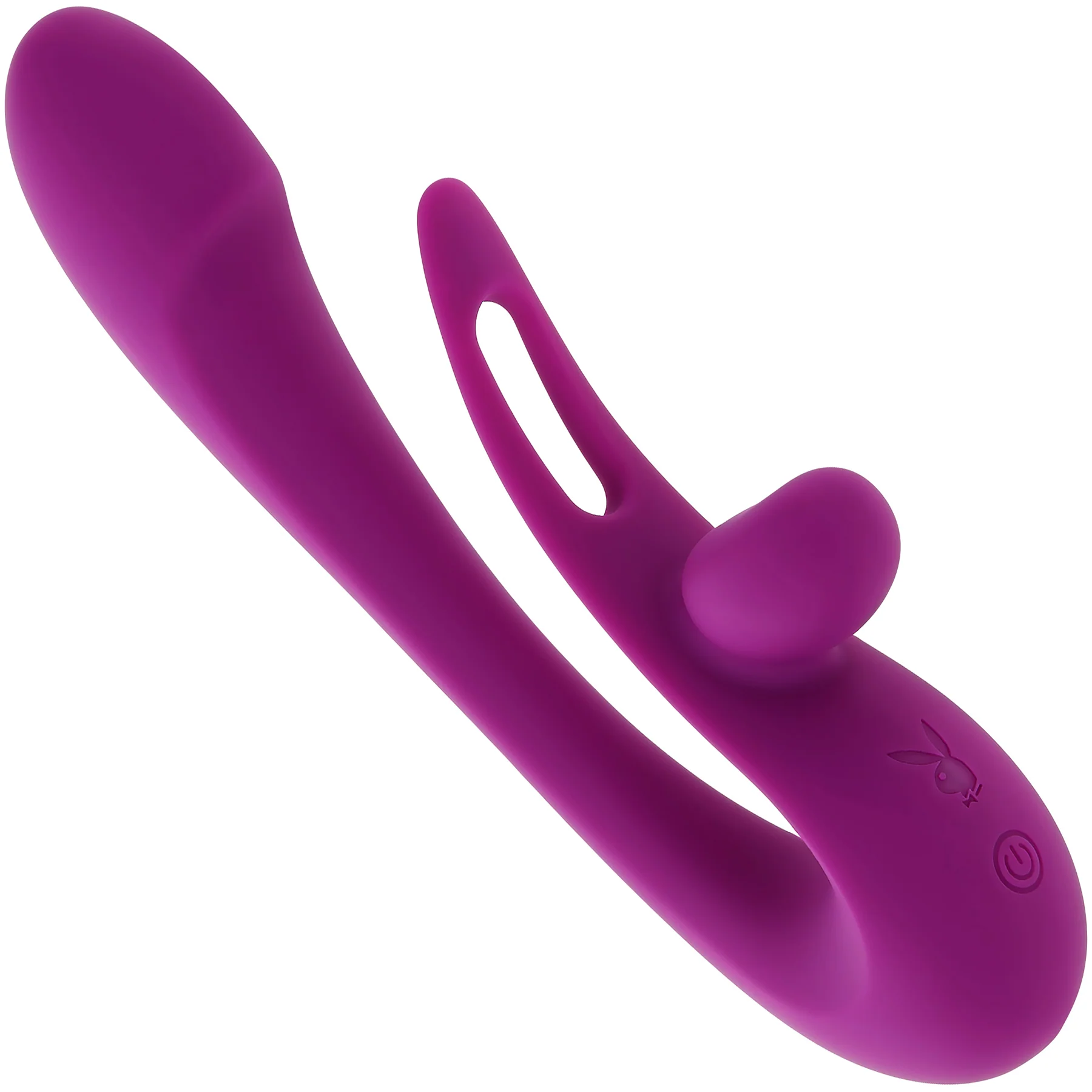 Playboy Pleasure Cha Cha Slide Rechargeable Silicone Dual Stimulation Vibrator - Image 11