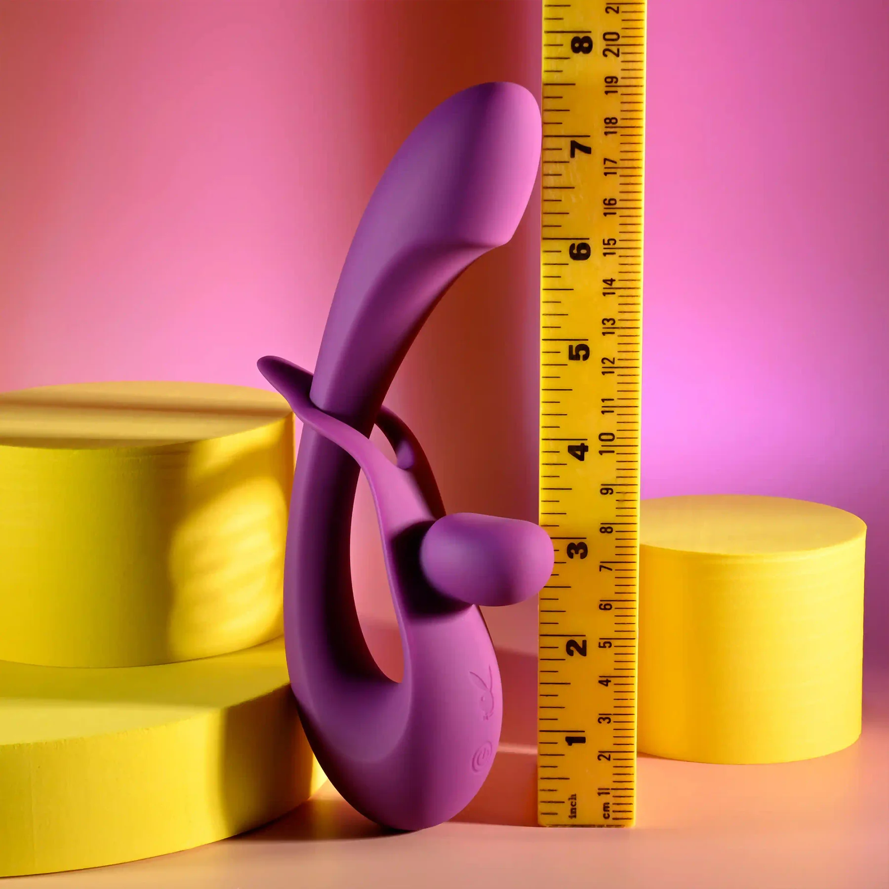 Playboy Pleasure Cha Cha Slide Rechargeable Silicone Dual Stimulation Vibrator - Image 17