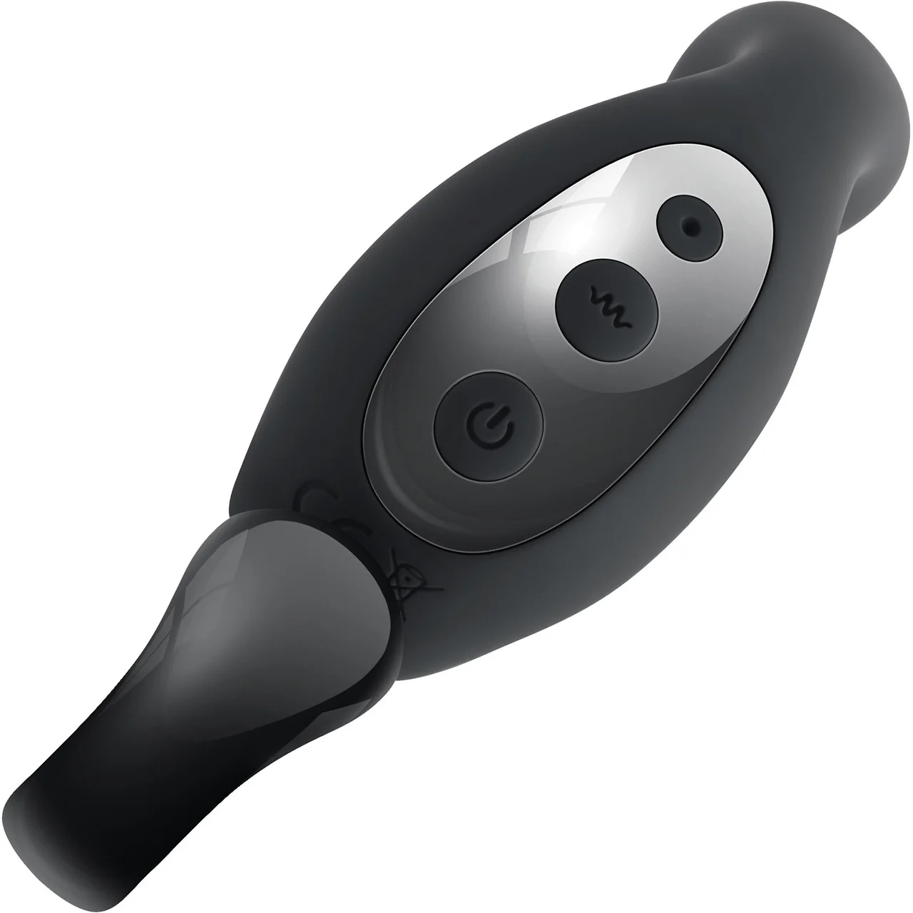 Playboy Pleasure Come Hither Silicone Rechargeable Vibrating Prostate Massager With Remote - Black - Image 3