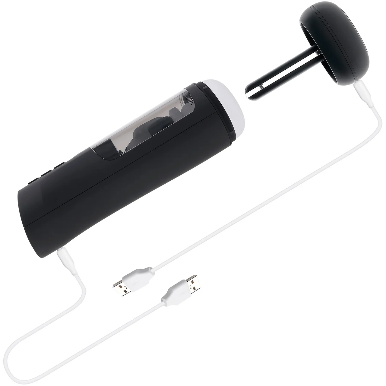 Playboy Pleasure End Game Stroking, Vibrating & Warming Penis Masturbator With UV Sanitizing Stand - Image 11