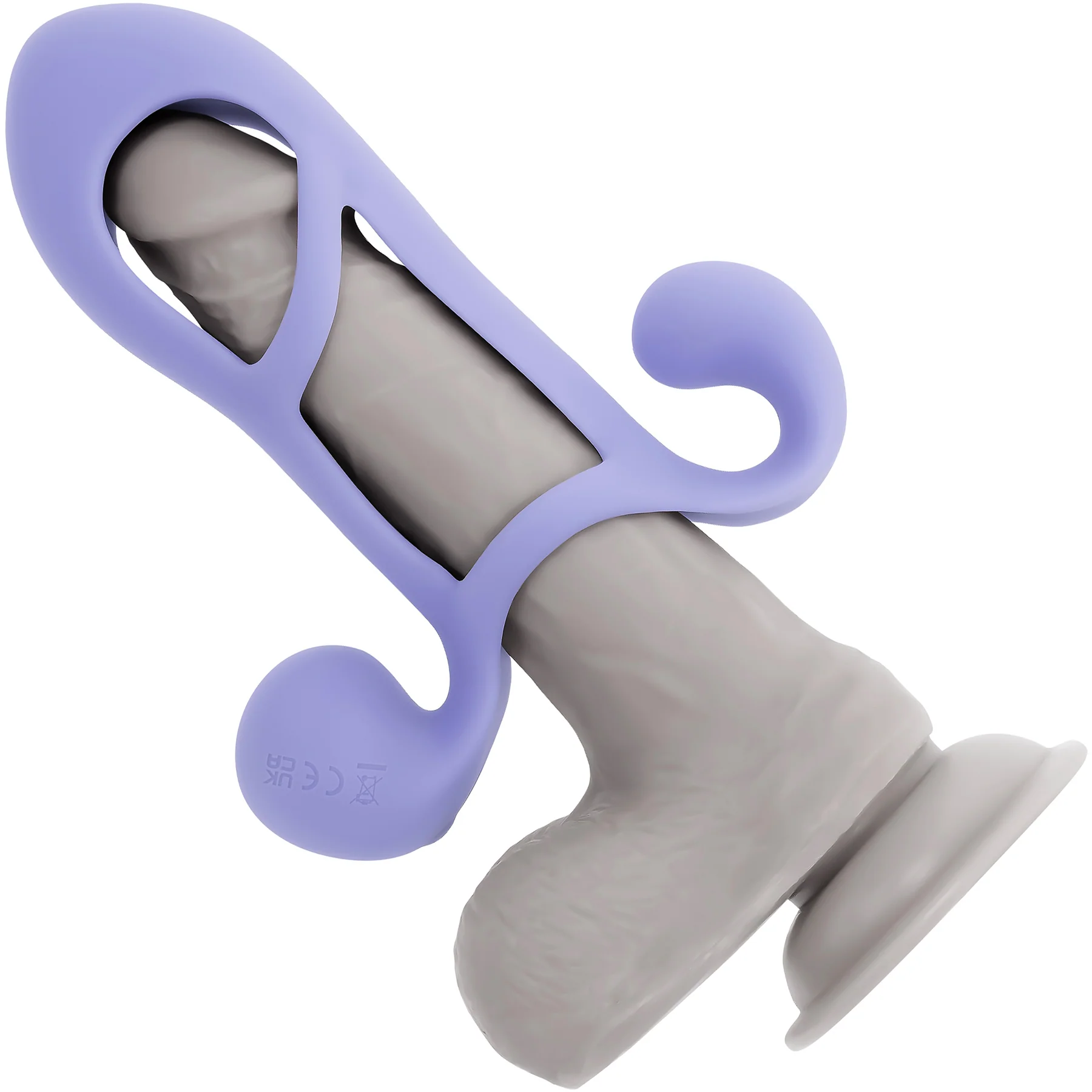 Playboy Pleasure Fantasy Cage Vibrating Silicone Penis Extension - Image 3