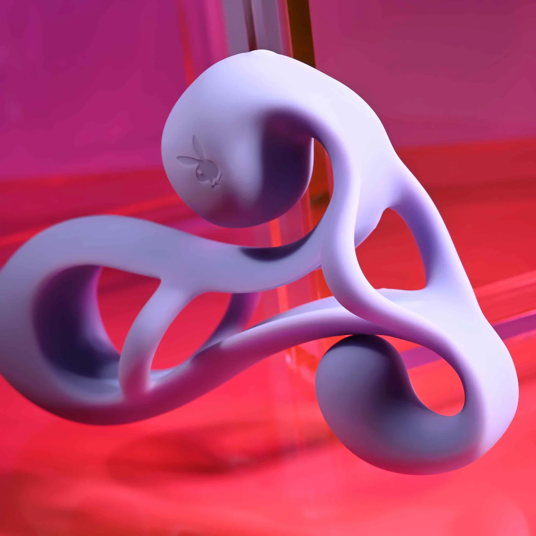 Playboy Pleasure Fantasy Cage Vibrating Silicone Penis Extension - Image 6