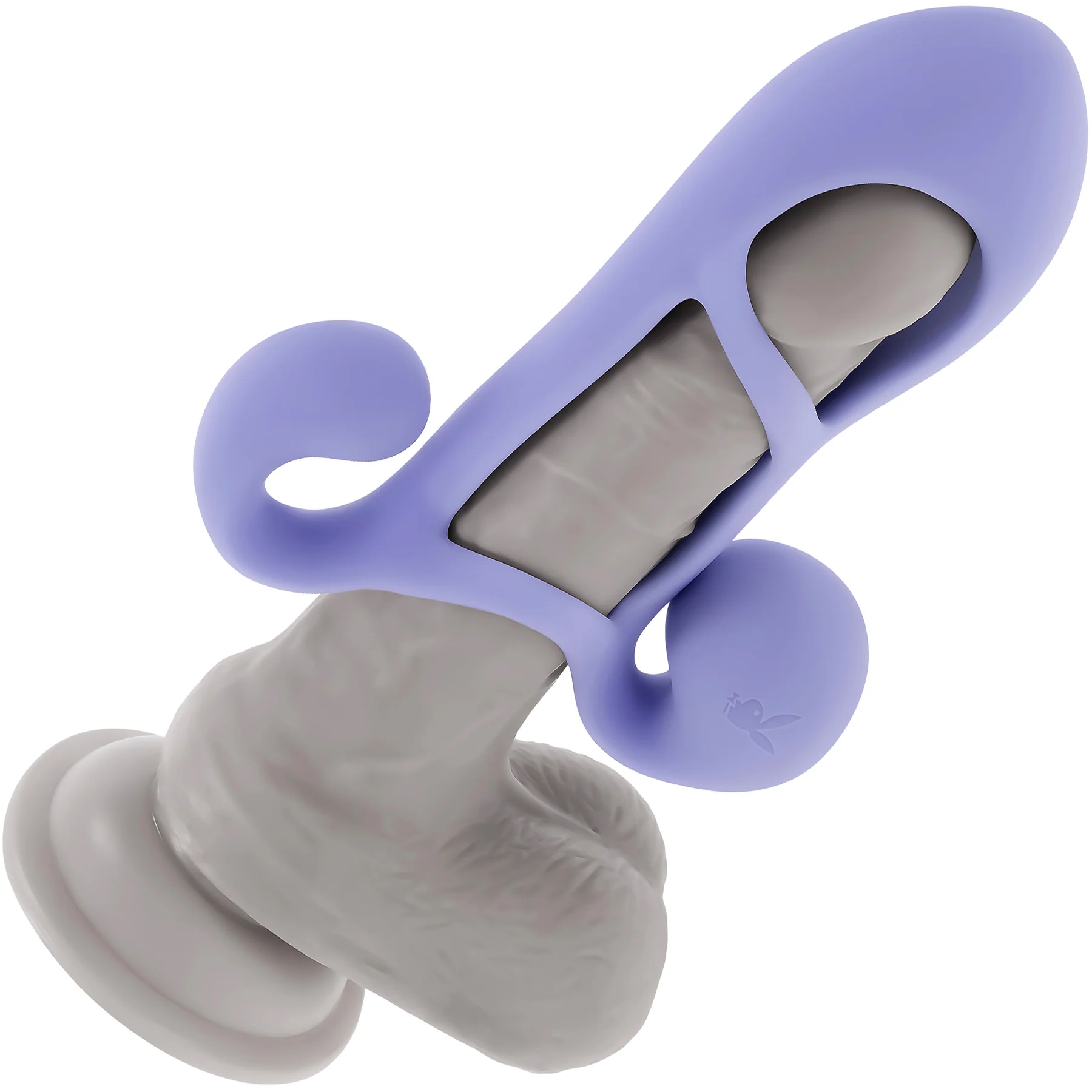 Playboy Pleasure Fantasy Cage Vibrating Silicone Penis Extension - Image 9