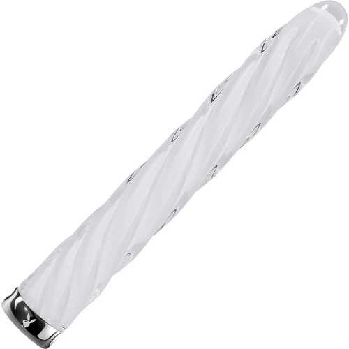 Playboy Pleasure In A Twist Rechargeable Waterproof Glass Vibrator - Image 14