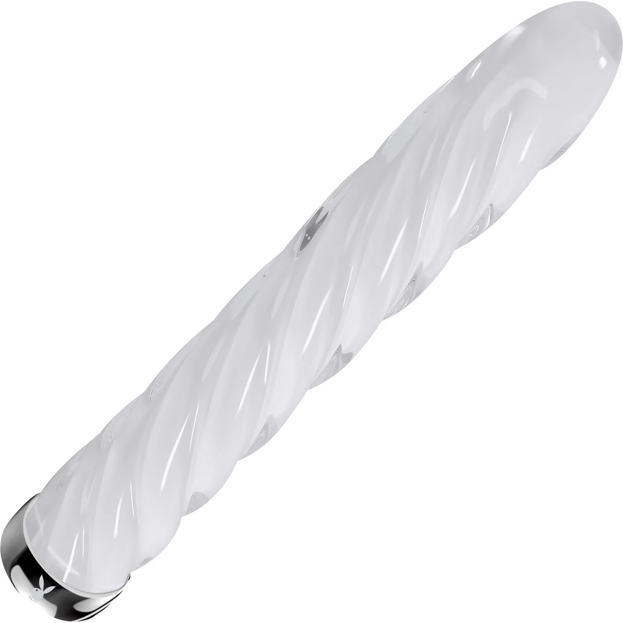 Playboy Pleasure In A Twist Rechargeable Waterproof Glass Vibrator - Image 5