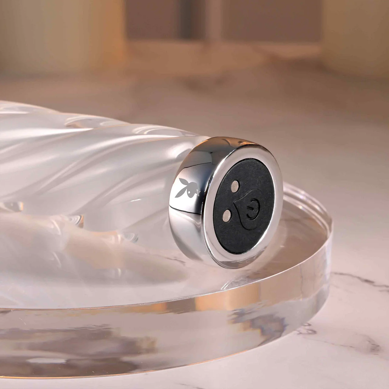 Playboy Pleasure In A Twist Rechargeable Waterproof Glass Vibrator - Image 8