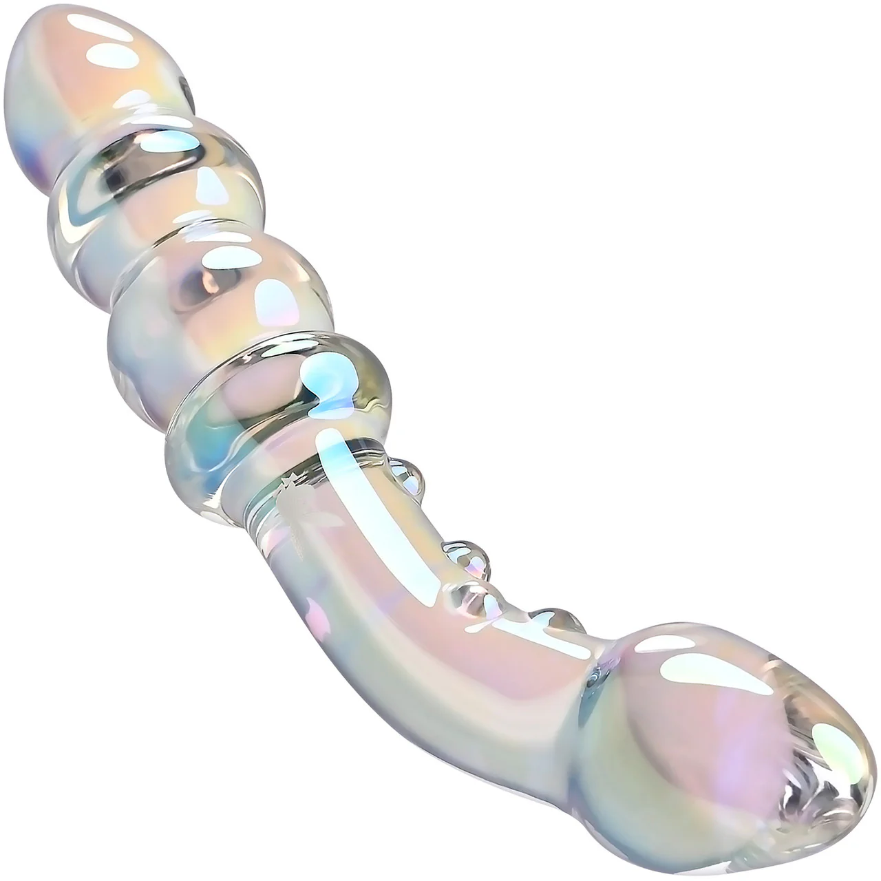 Playboy Pleasure Jewels Double G-Spot Glass Dildo - Image 6