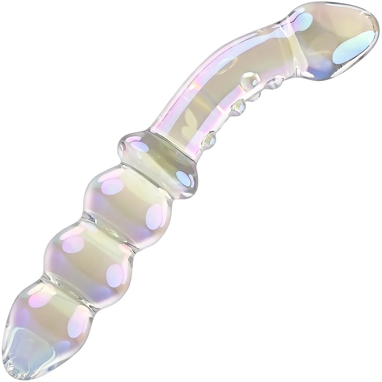 Playboy Pleasure Jewels Double G-Spot Glass Dildo - Image 7