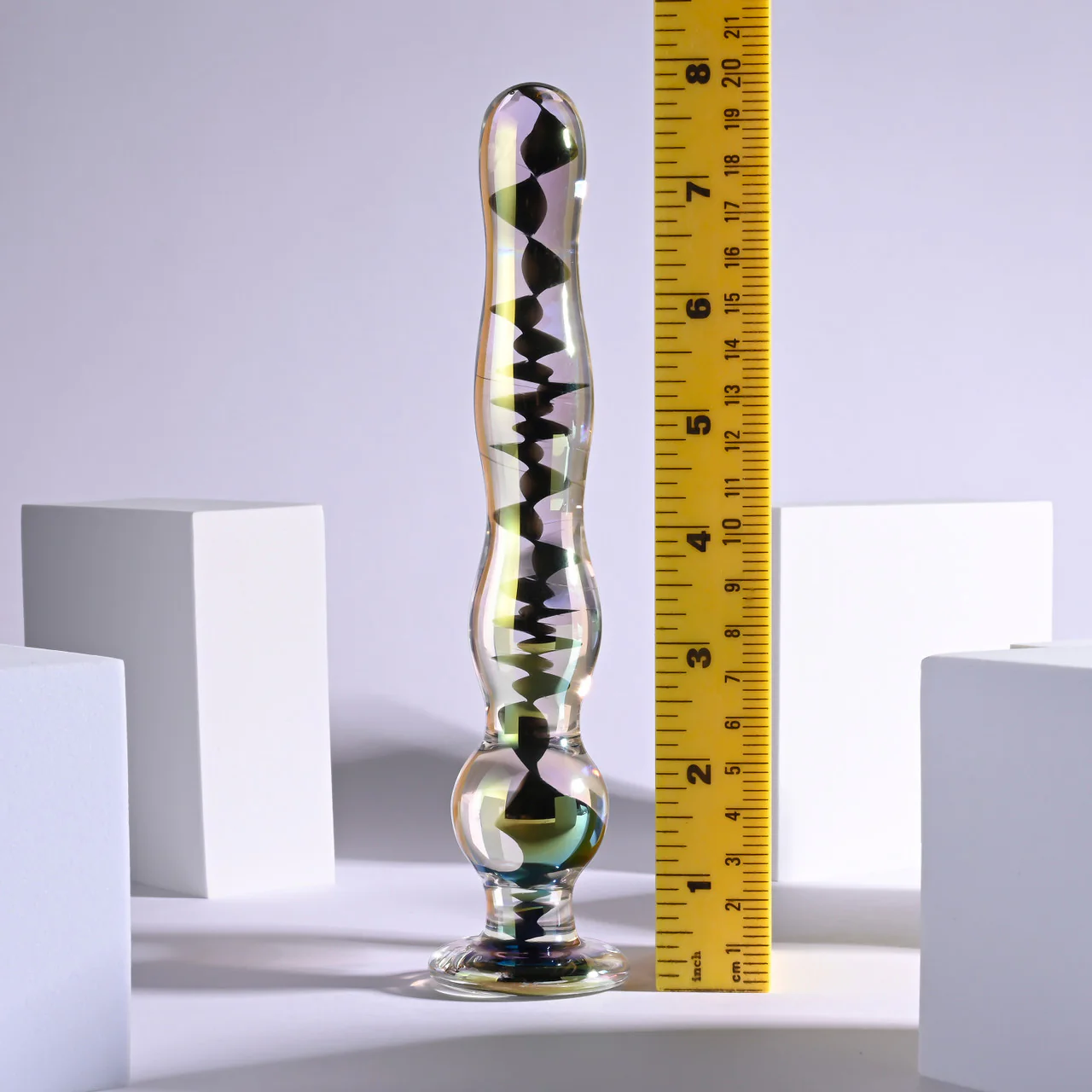 Playboy Pleasure Jewels Wand Glass Dildo - Image 6